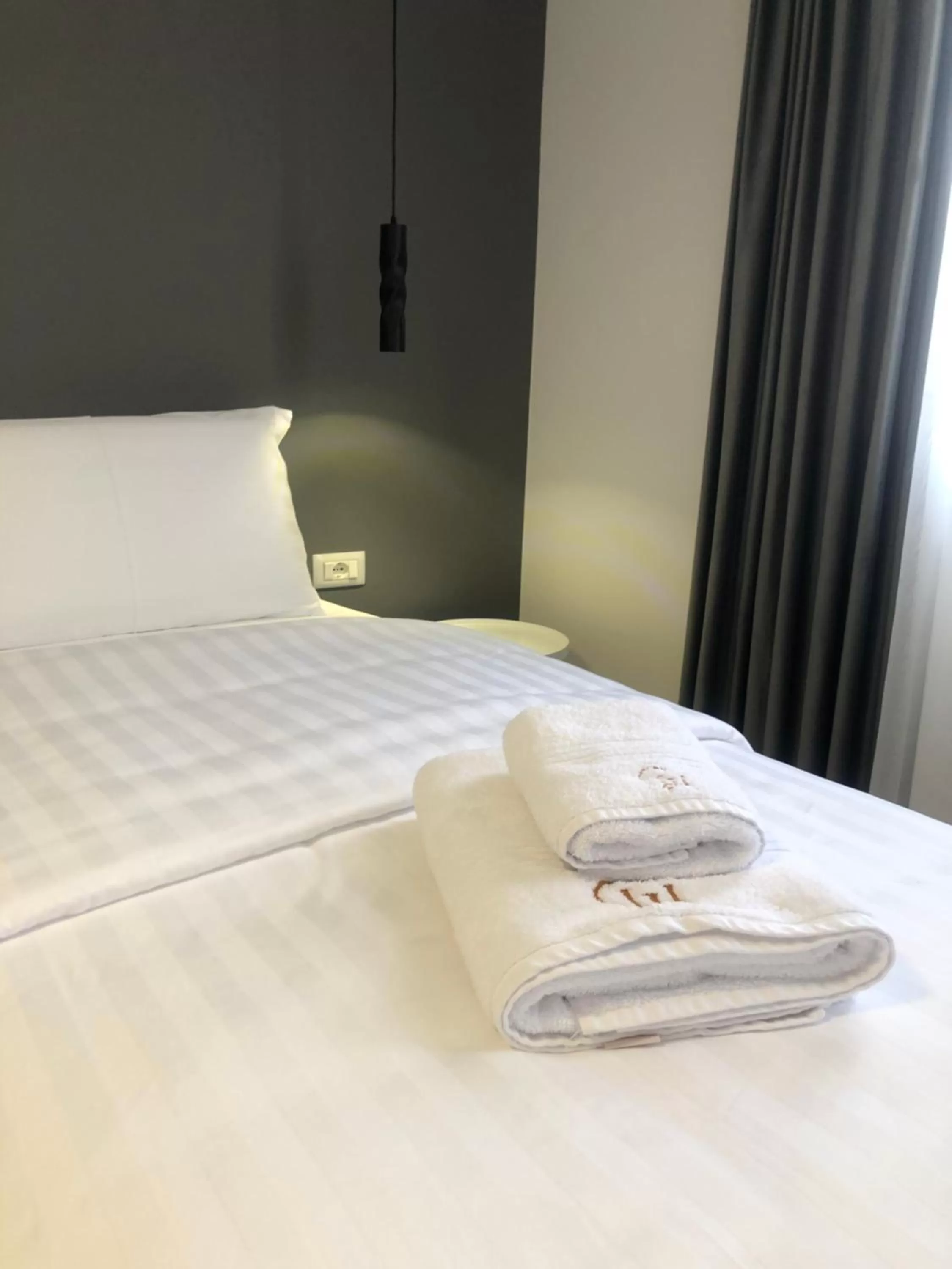 Bed in Grand Hotel Pogradec