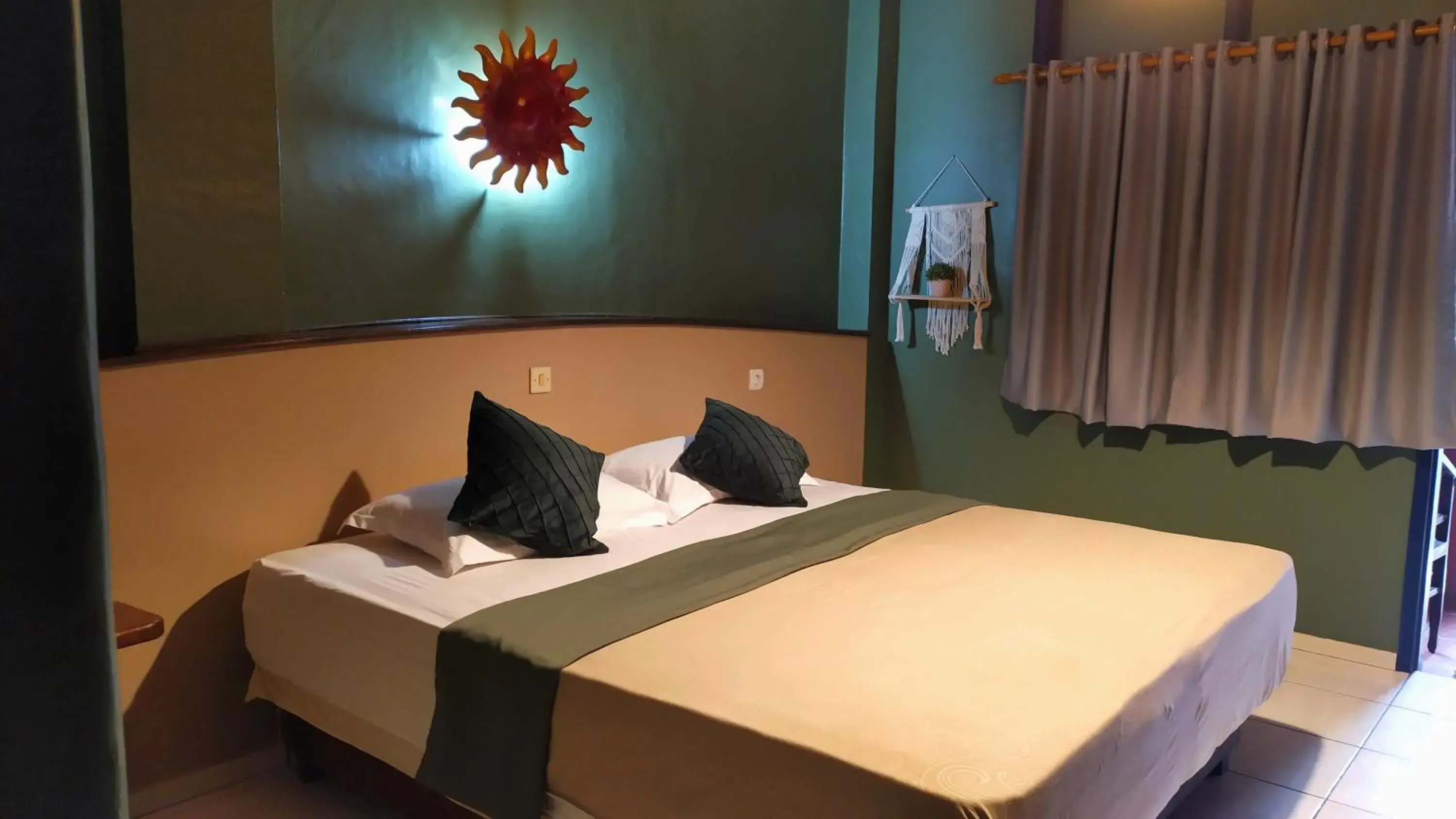 Bed in Hotel La Hasienda