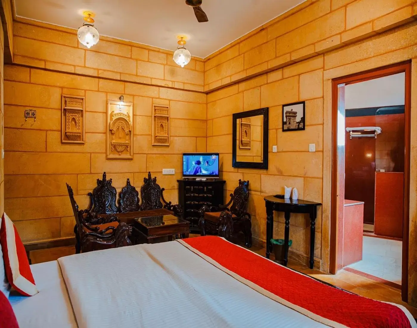 Bathroom in Hotel Lal Garh Fort And Palace