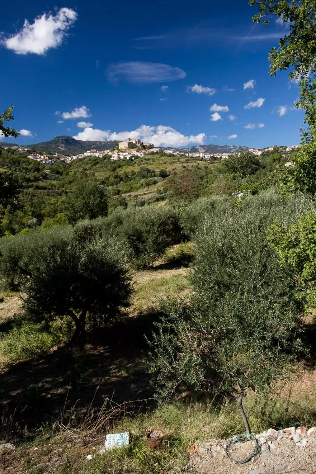 Natural landscape in Castello di Altomonte