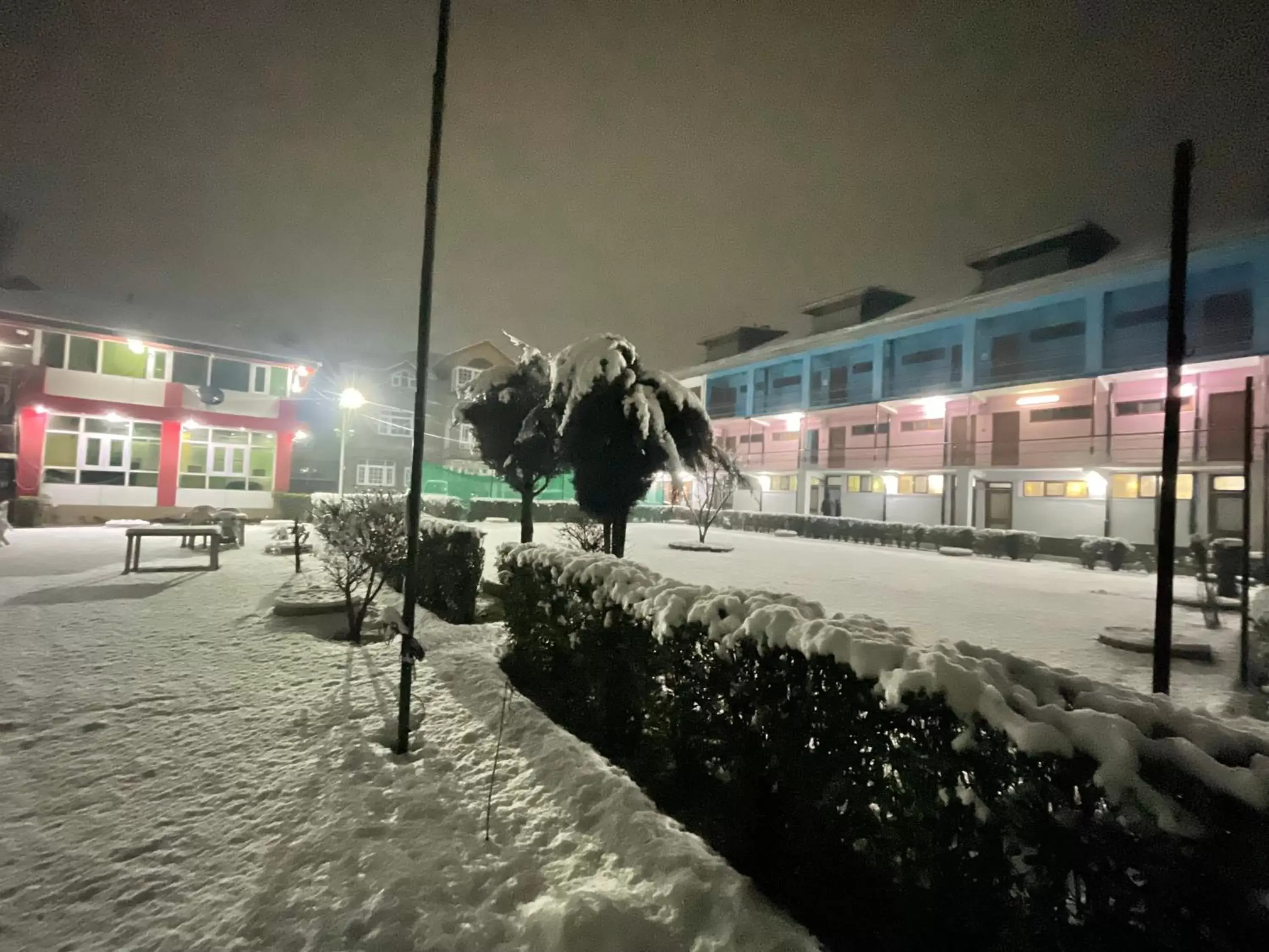 Property building, Winter in hotel new sahil