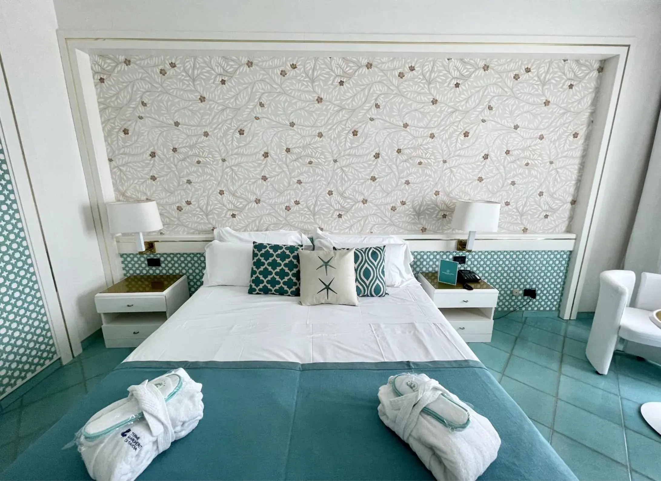 Bedroom, Bed in Grand Hotel Terme