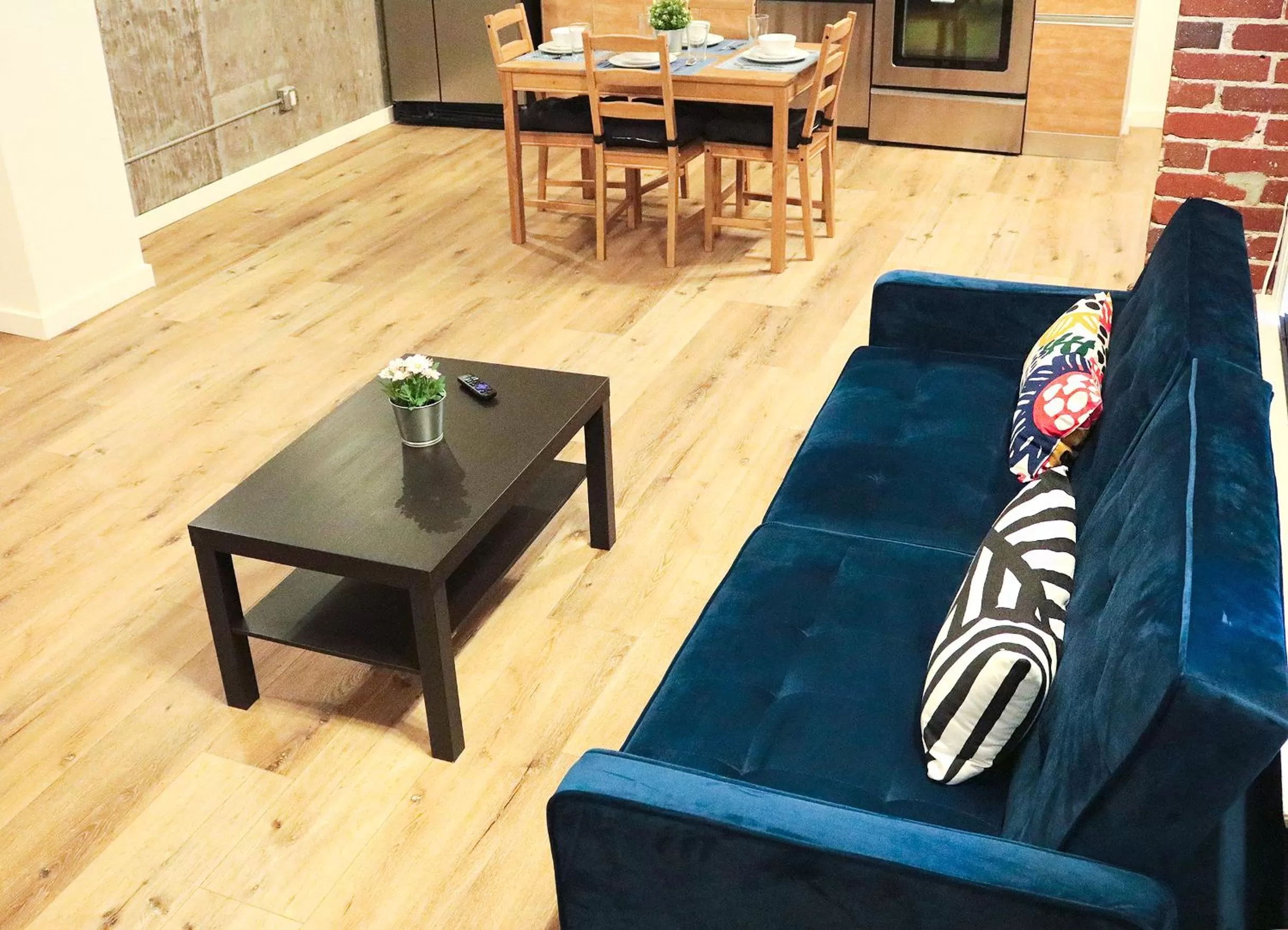 Seating Area in The Haas Suites