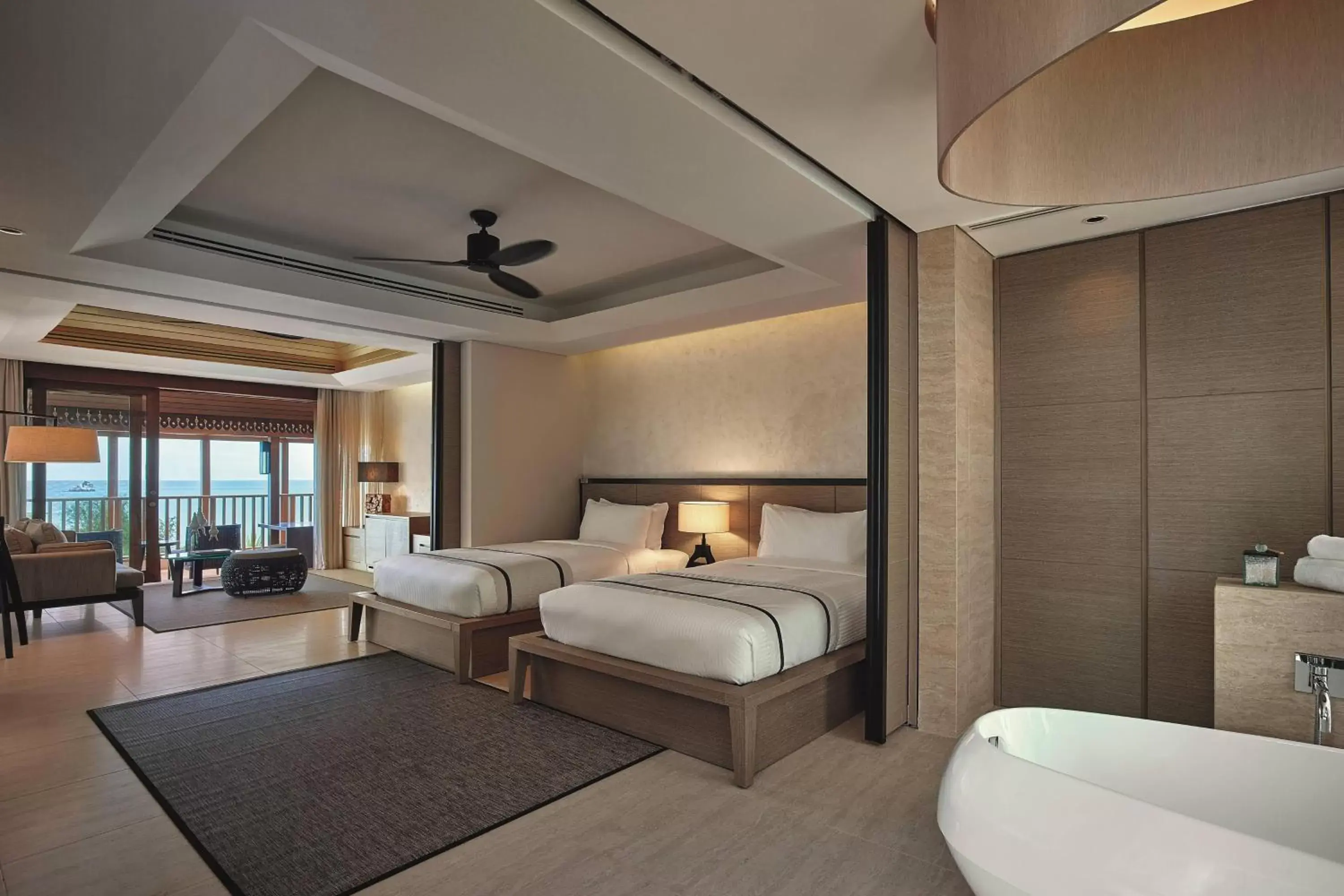 Bedroom in The Ritz-Carlton, Koh Samui