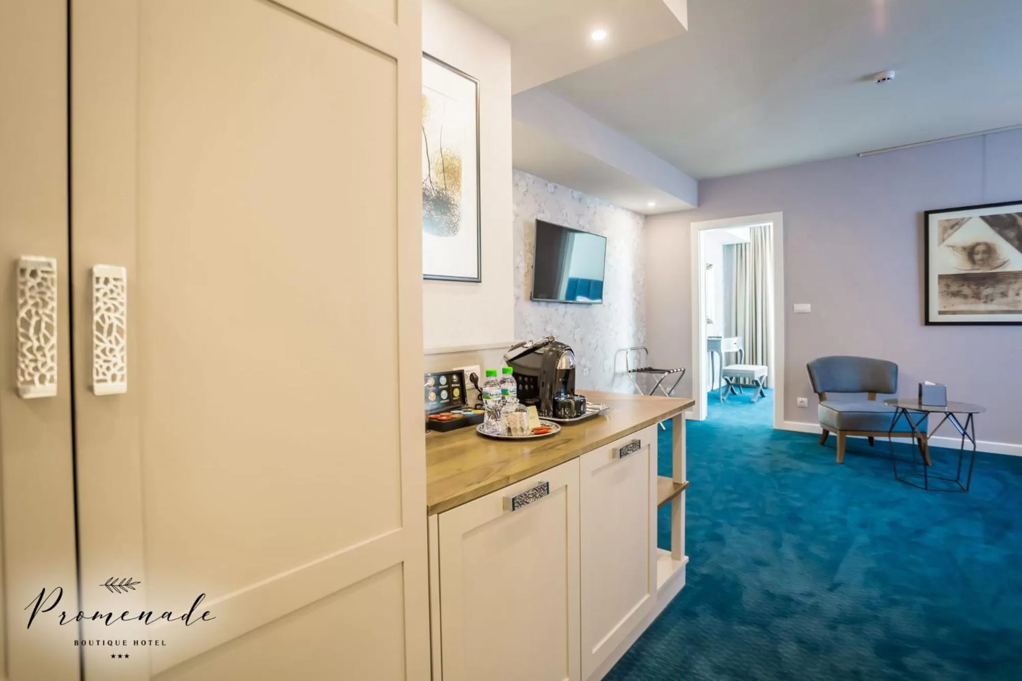 Coffee/tea facilities in Hotel Residence Promenade