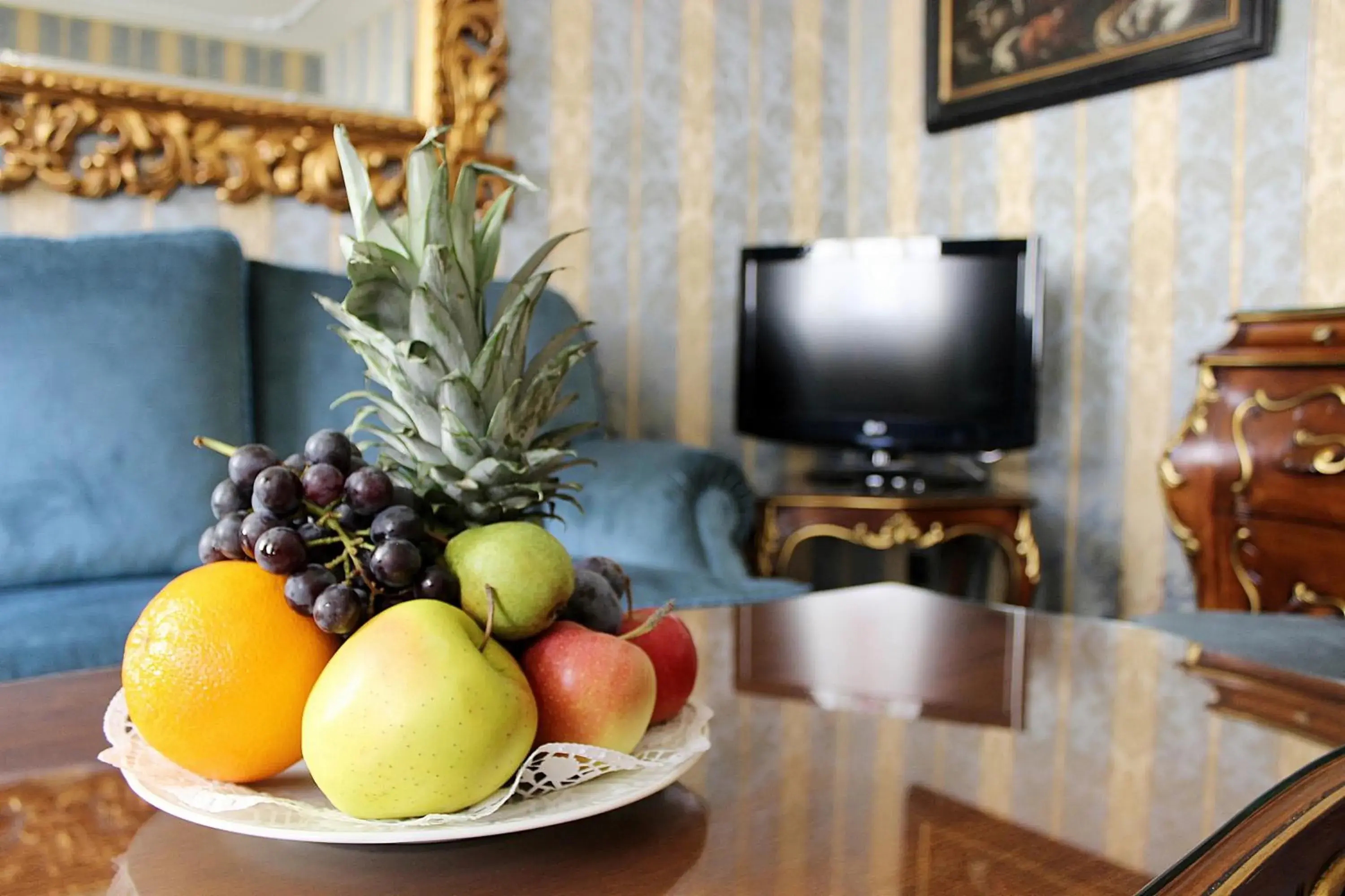 Decorative detail, TV/Entertainment Center in Hotel Palais Porcia