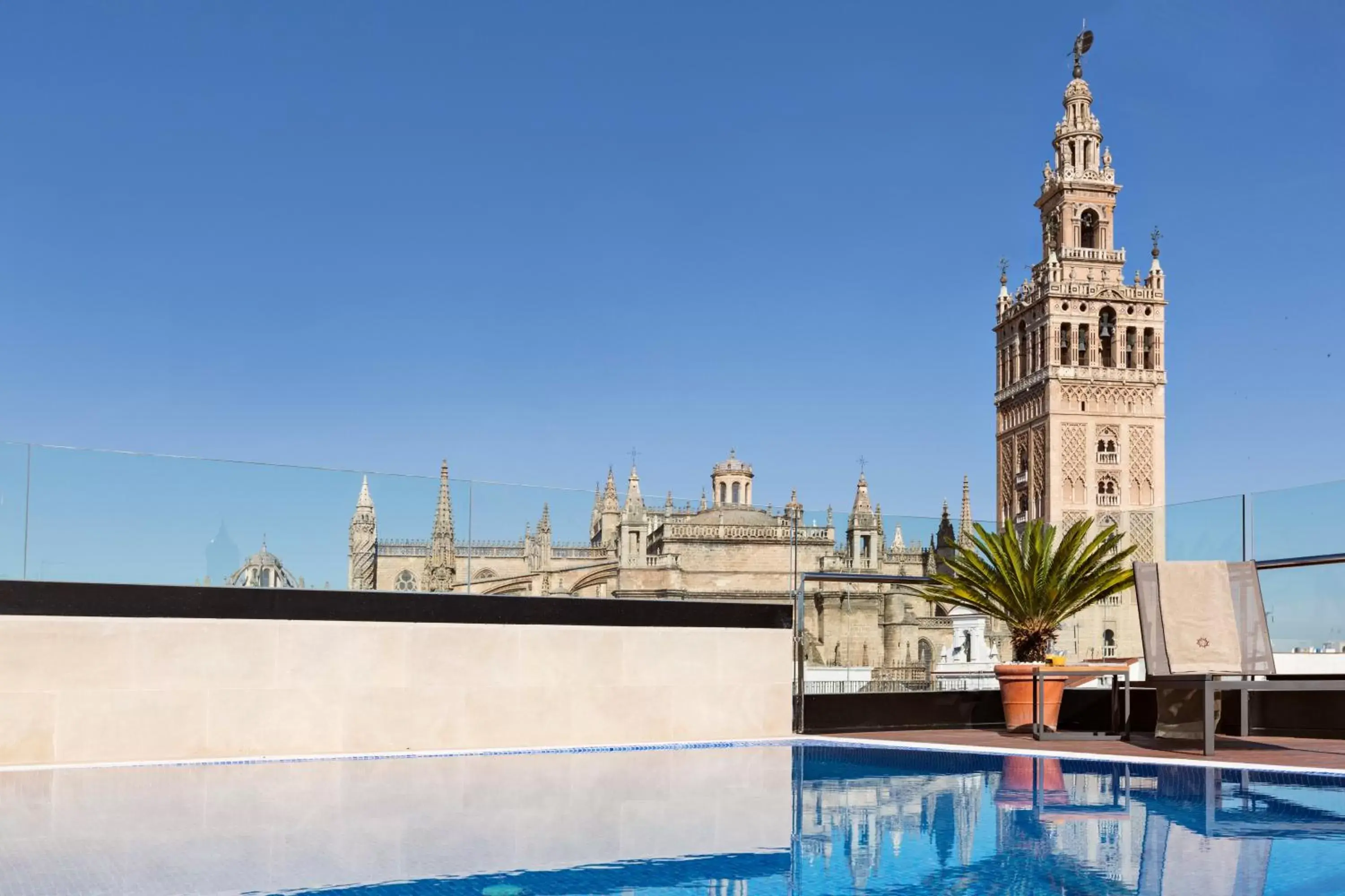 Pool view, Swimming Pool in Hotel Casa 1800 Sevilla