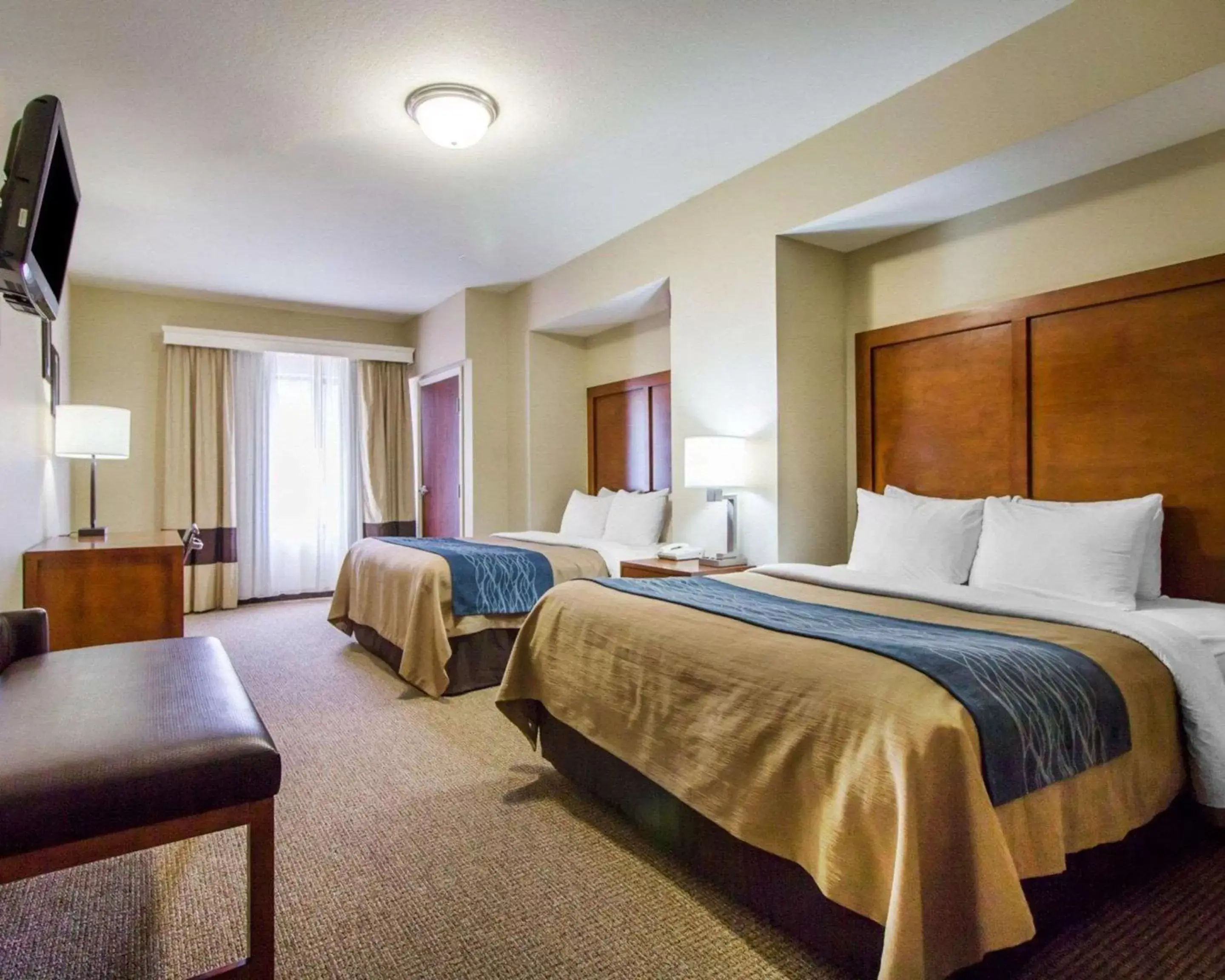 Photo of the whole room, Bed in Comfort Inn & Suites Hotel in the Black Hills