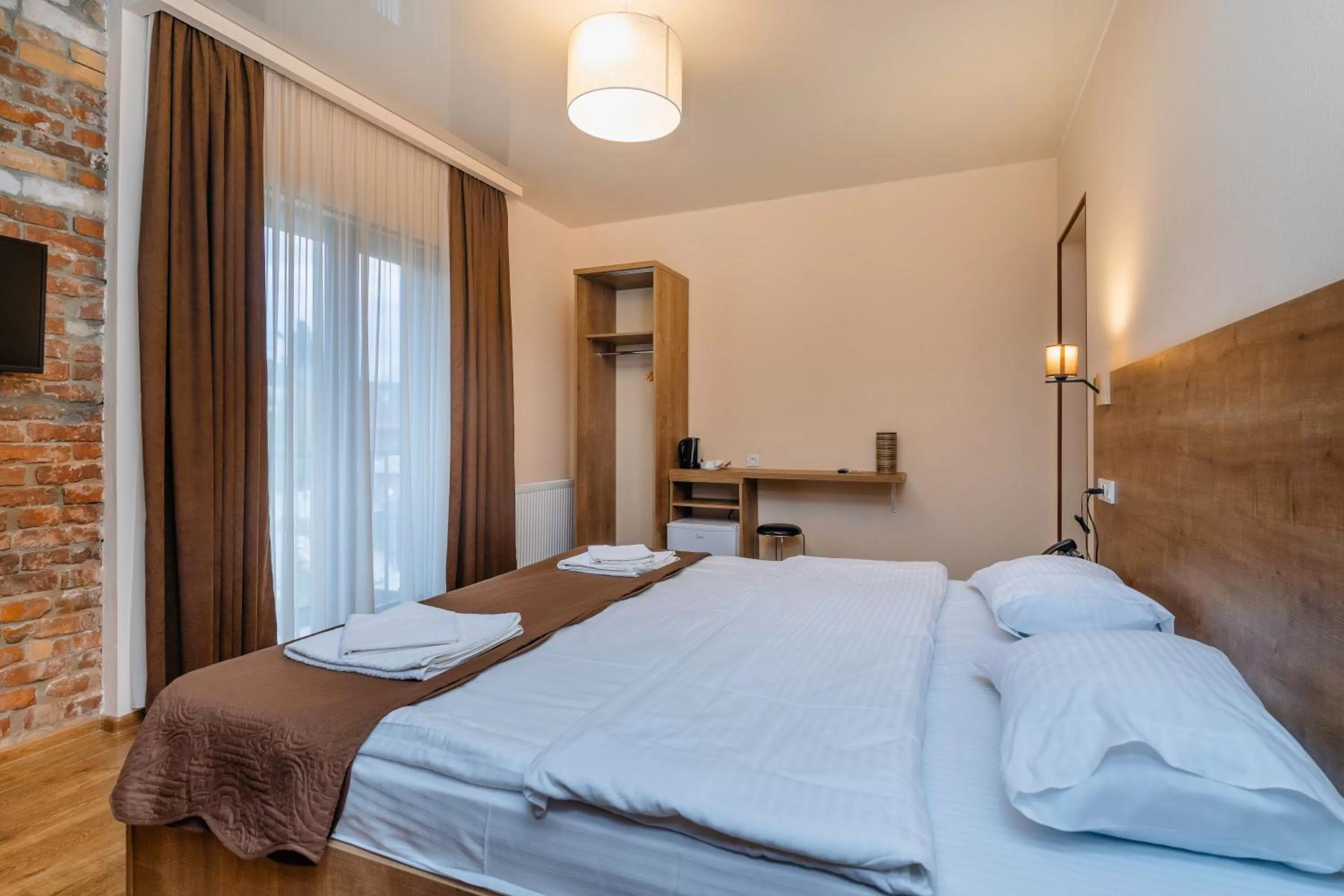 Bed in Hotel Green Town