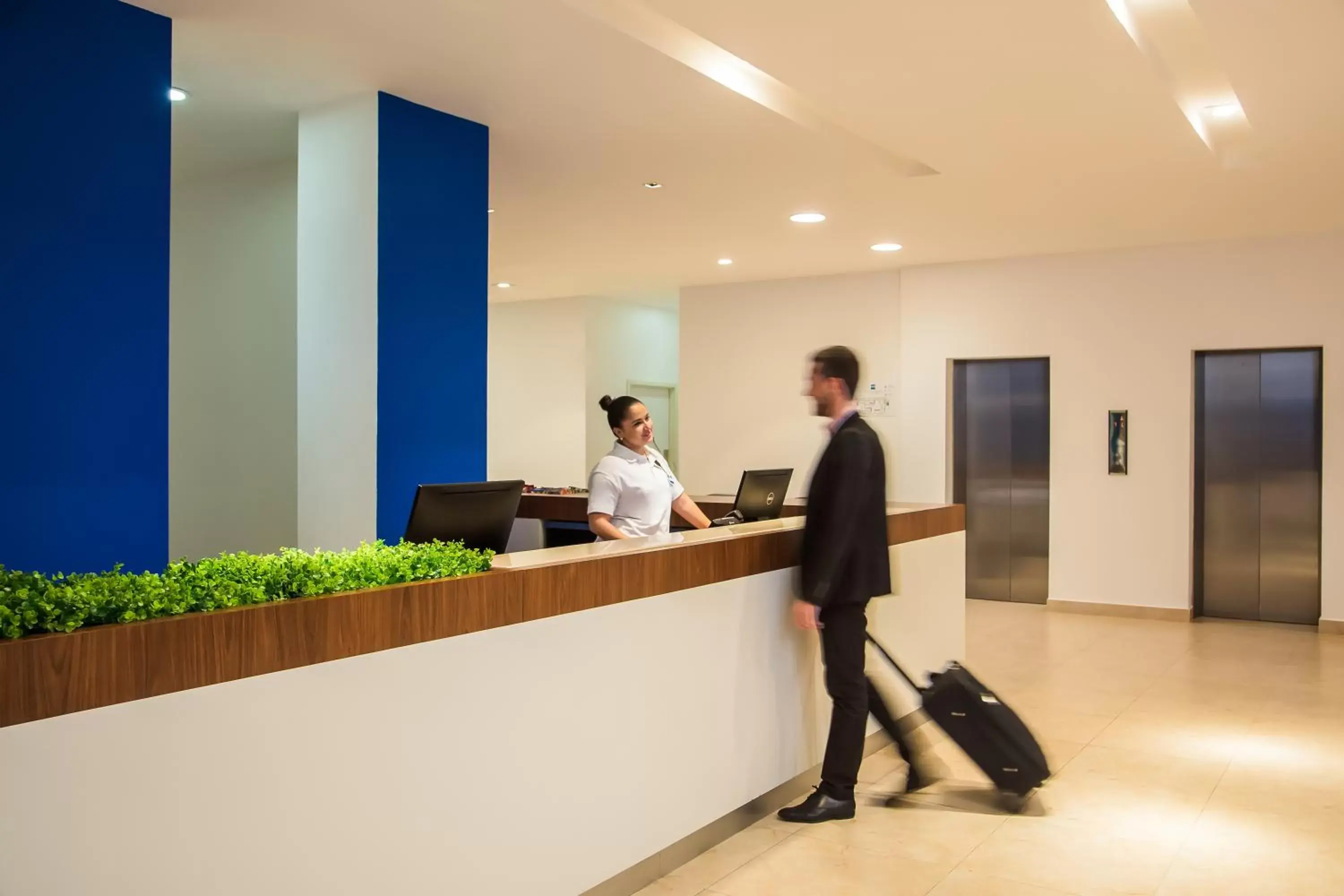 Lobby or reception in One Guadalajara Expo