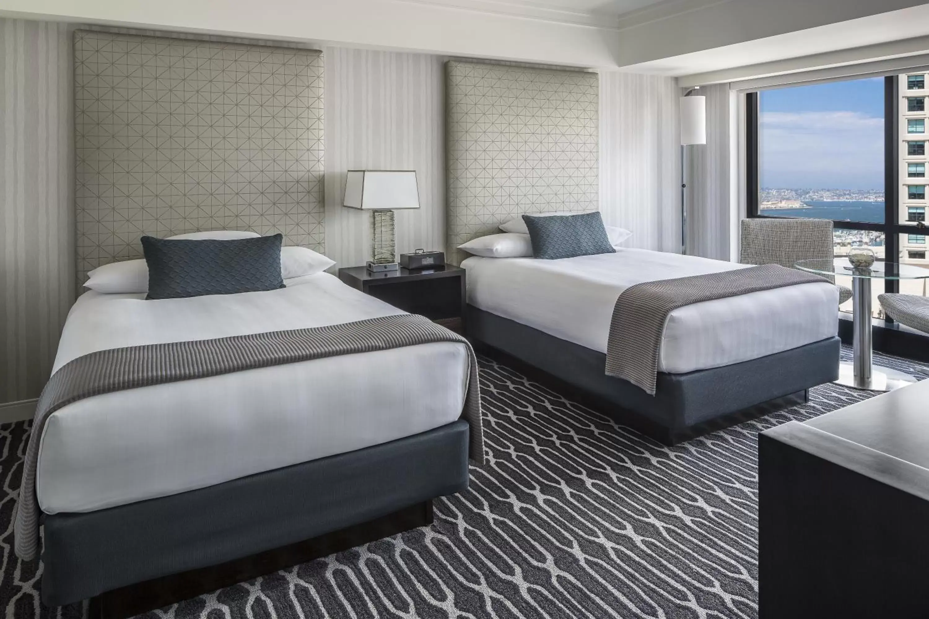 Double Room with Two Double Beds and Accessible Shower - Disability Access in Manchester Grand Hyatt San Diego