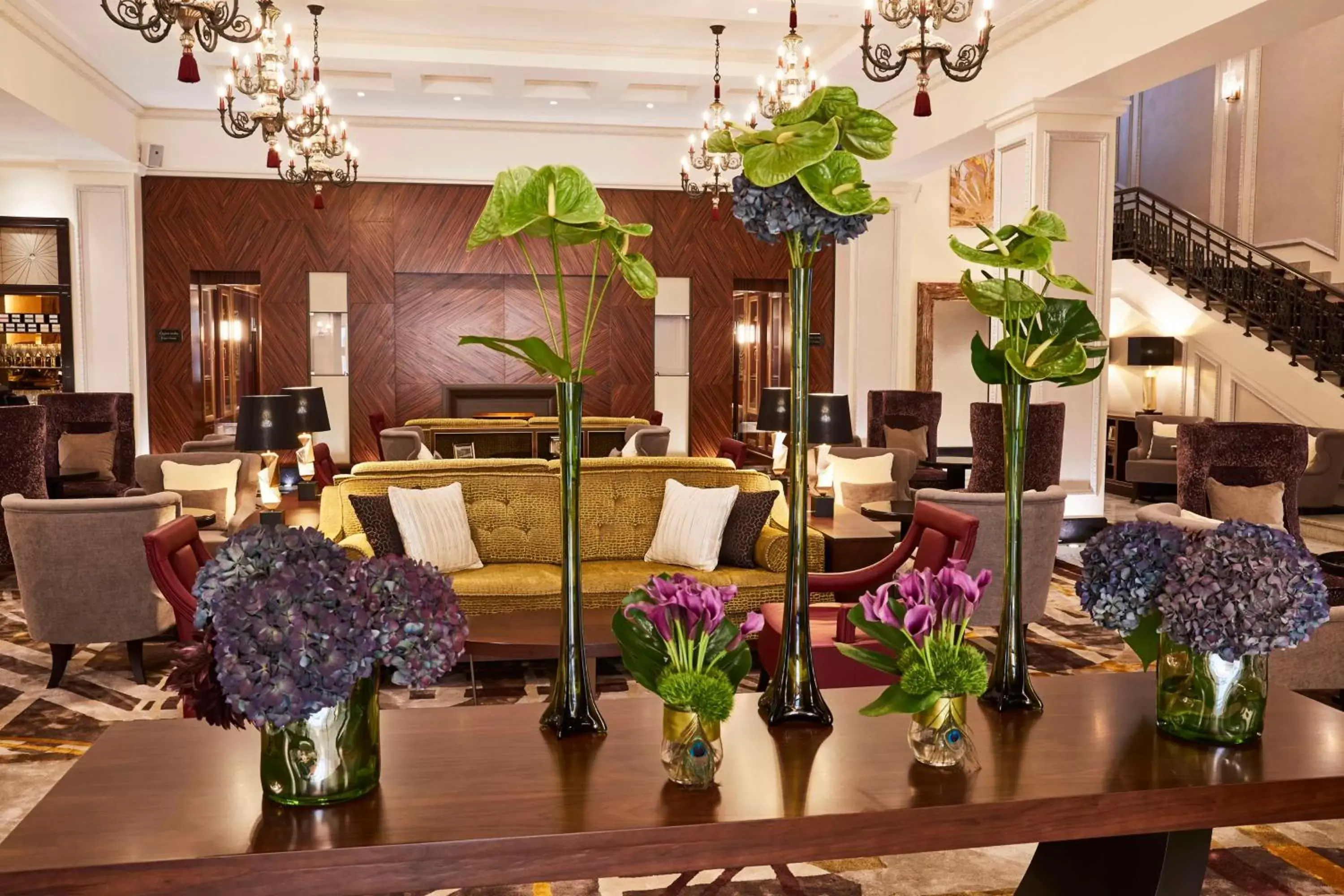 Lobby or reception, Restaurant/Places to Eat in Grand Hotel Kempinski Riga
