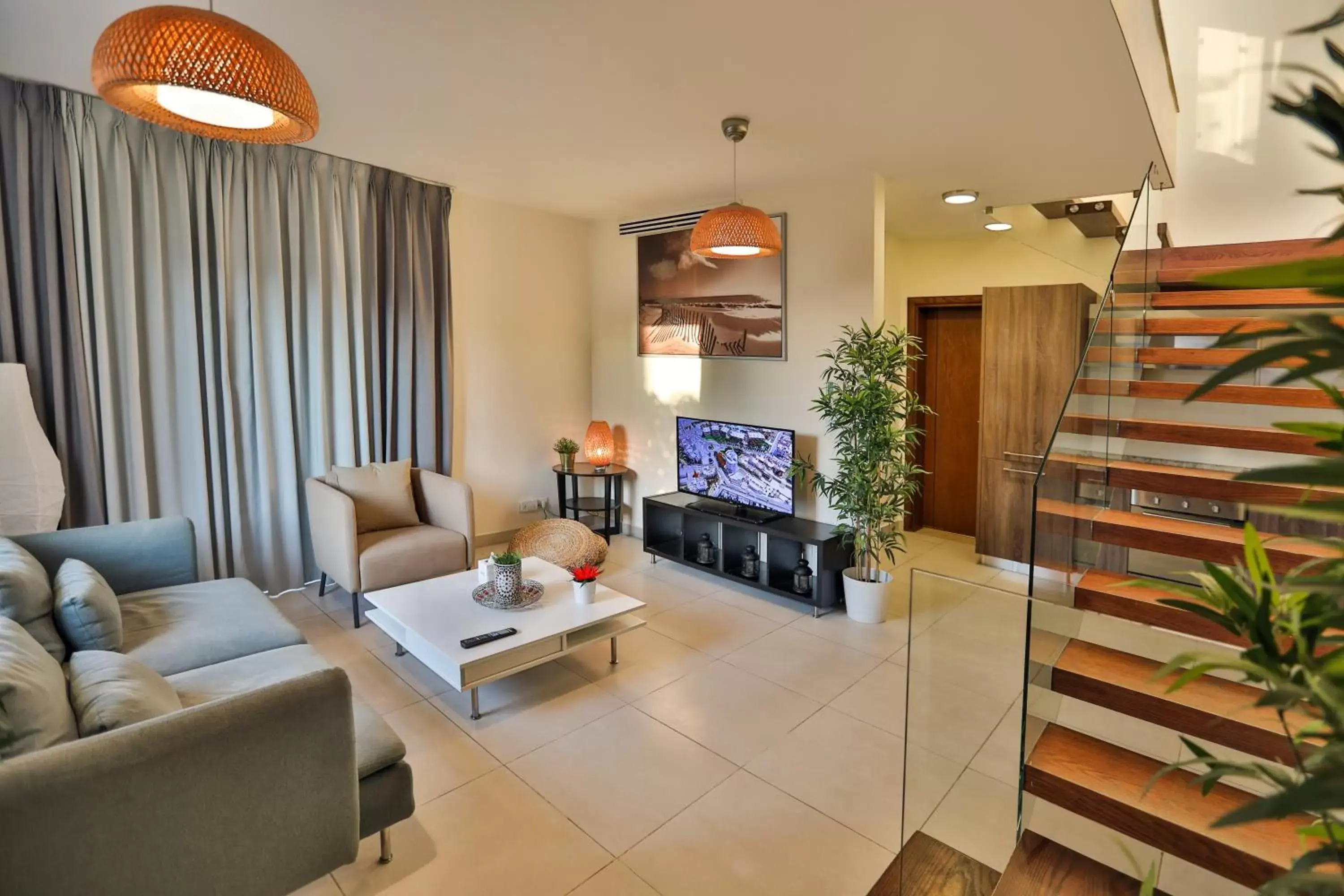 Living room, Seating Area in Tala Bay Residence