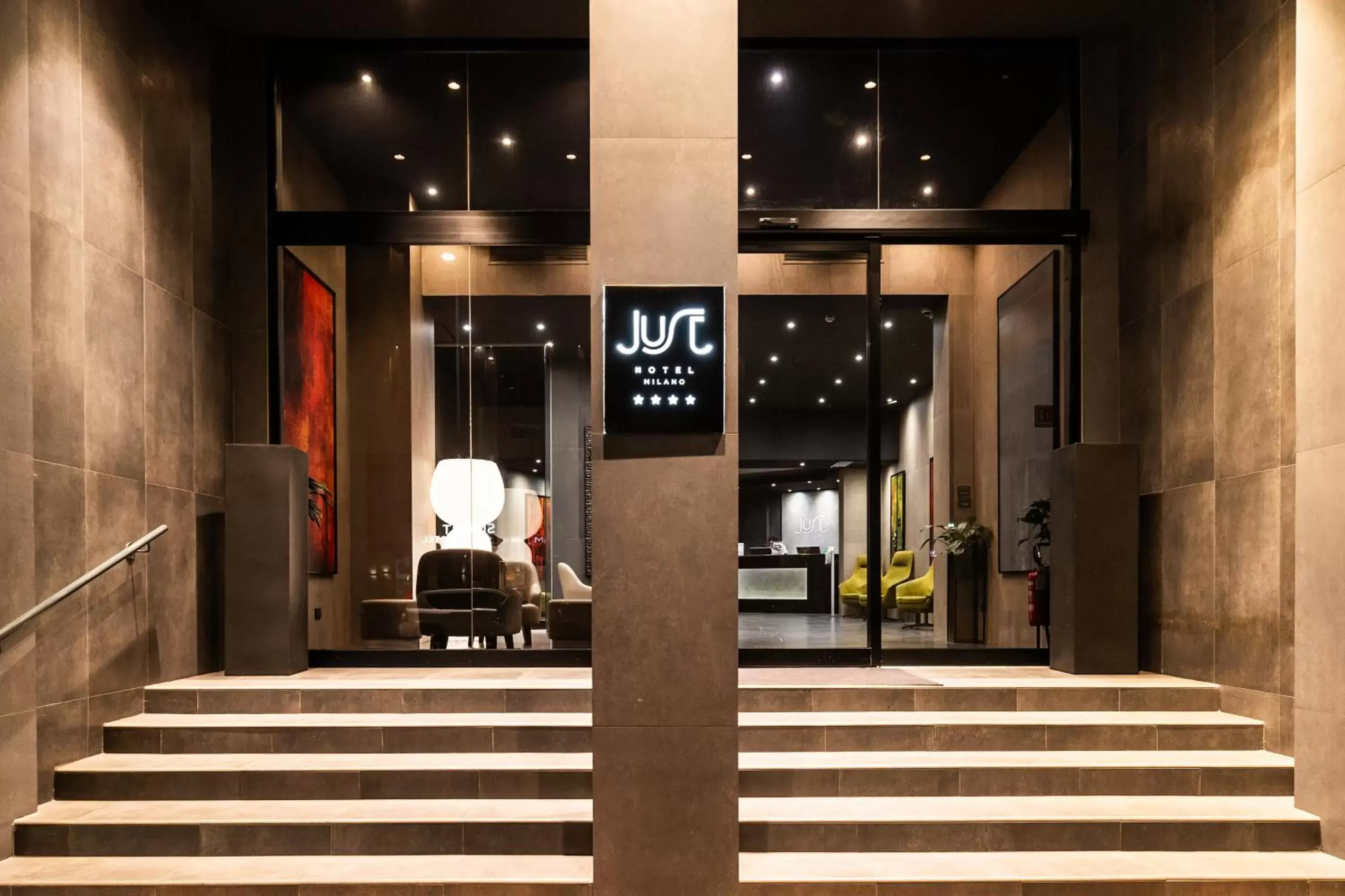 Facade/entrance in Just Hotel Milano