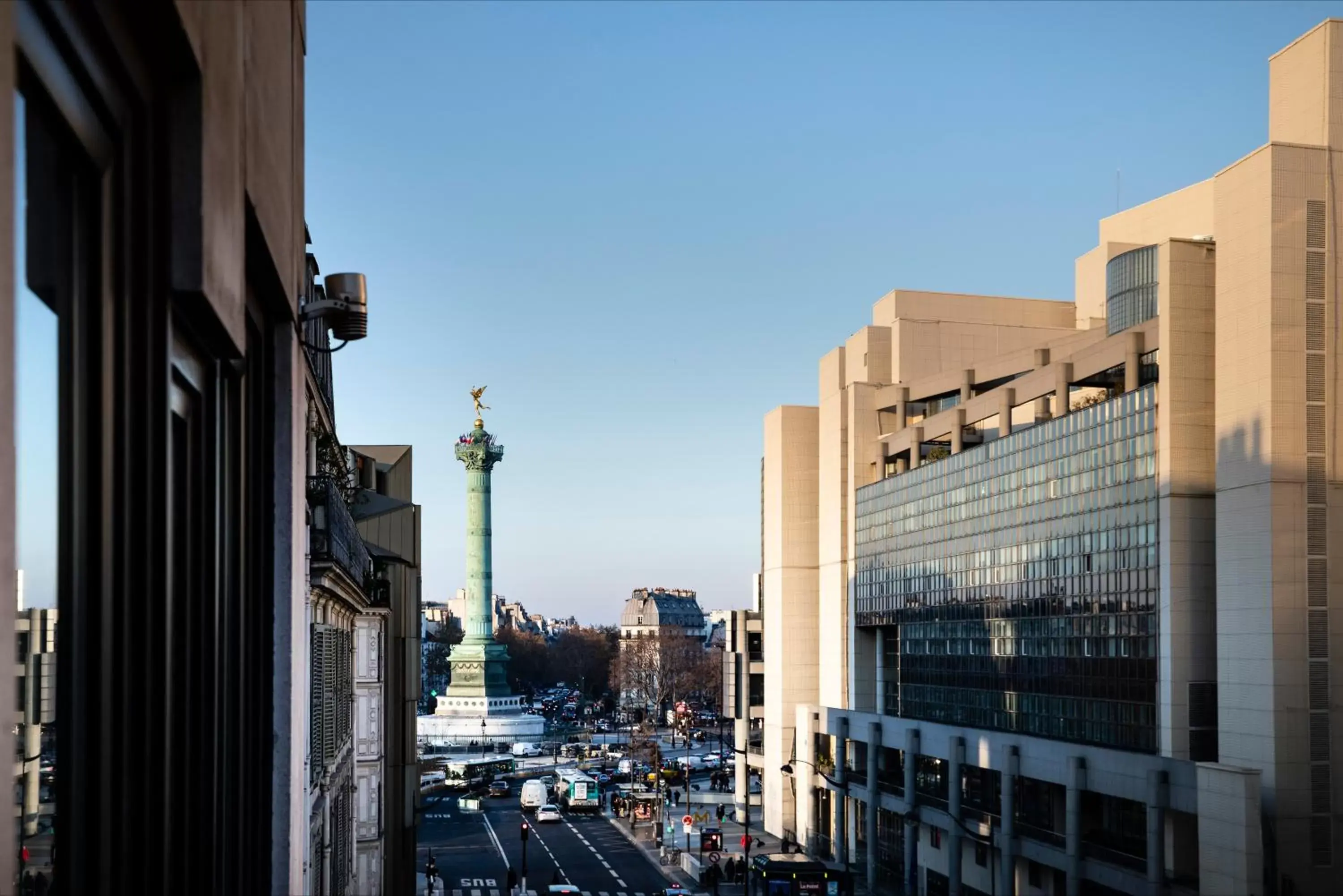City view in Paris Bastille City view in Paris Bastille