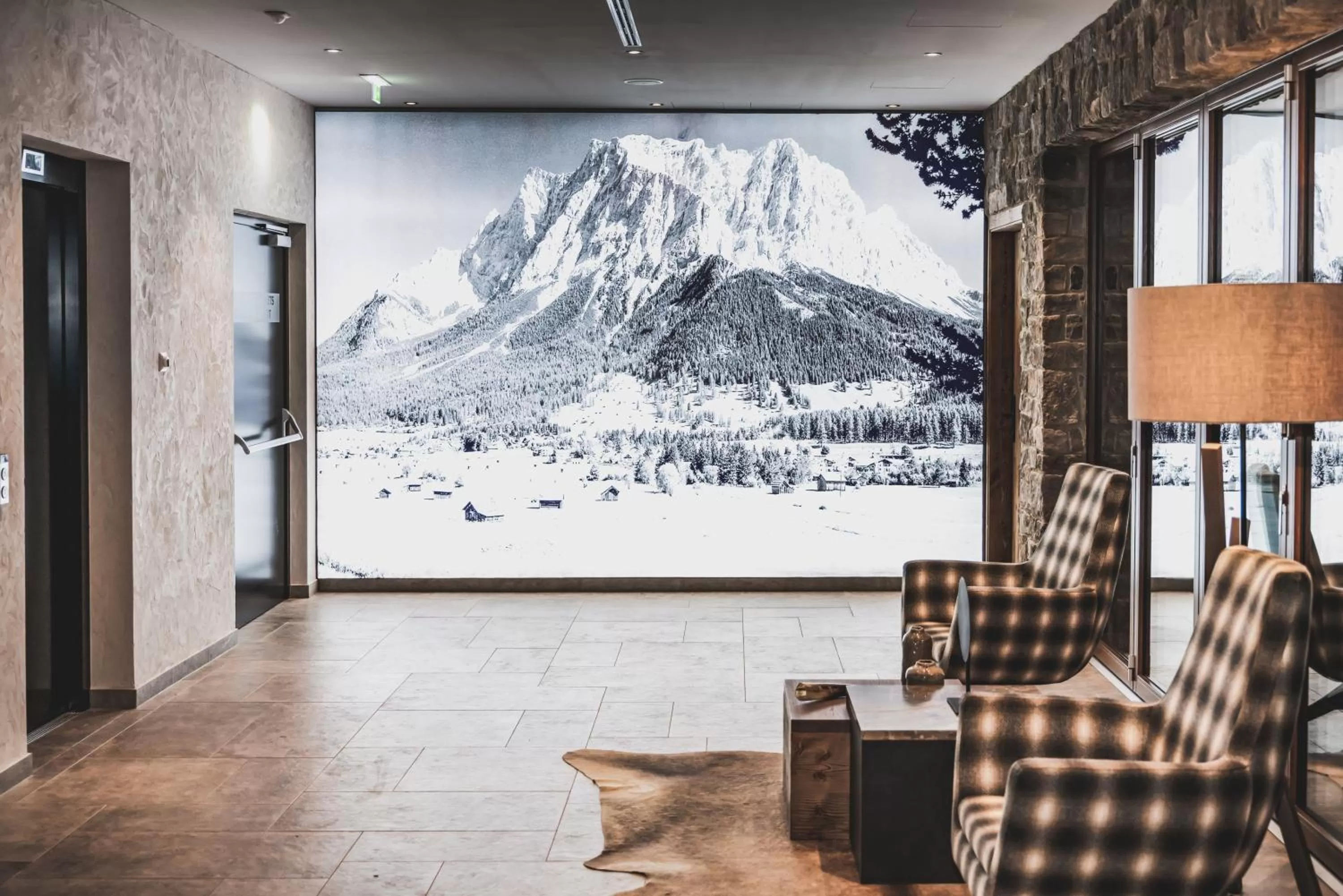 Mountain view, Winter in PURE Resort Ehrwald