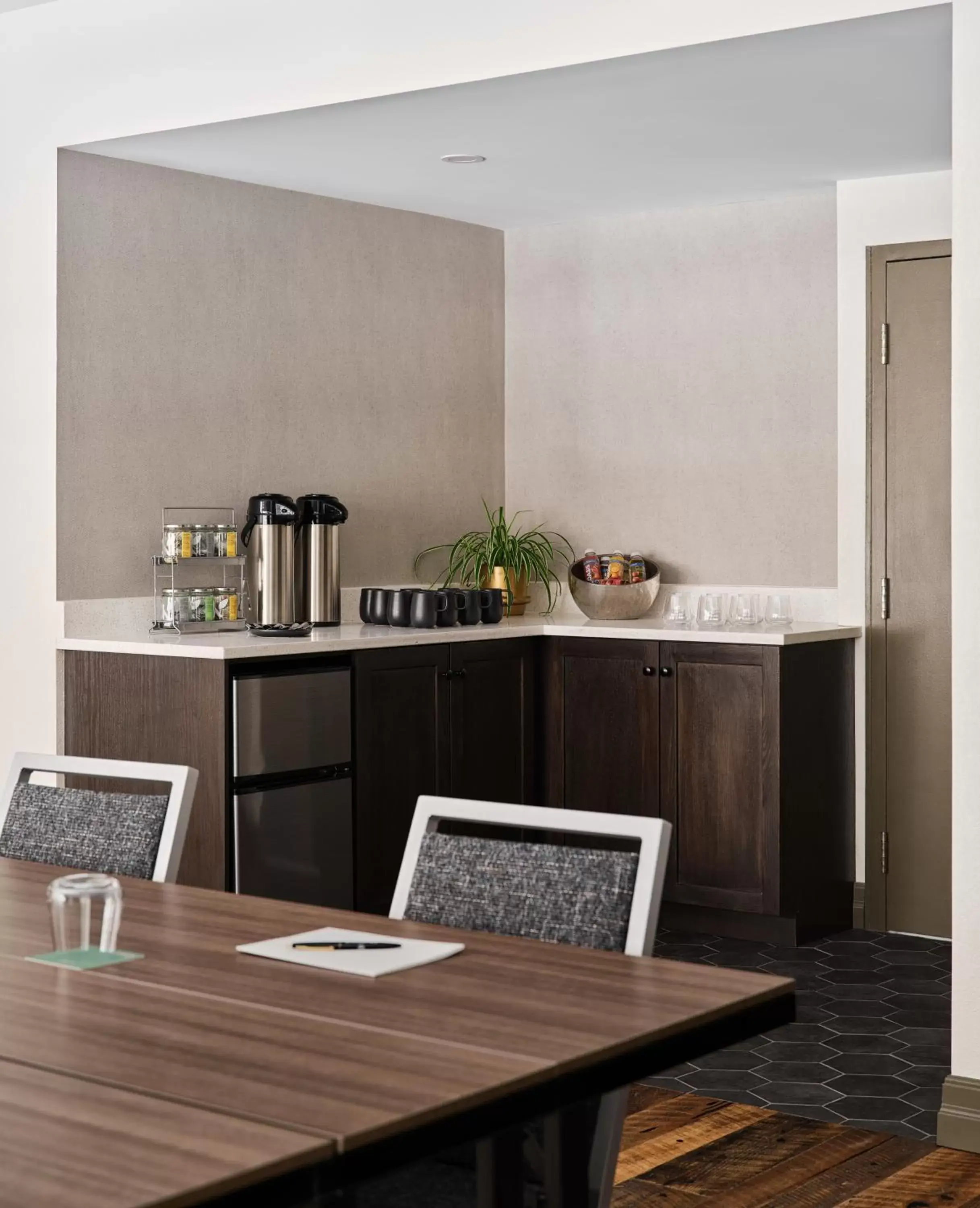 Meeting/conference room, Kitchen/Kitchenette in The Metcalfe by Gray Collection