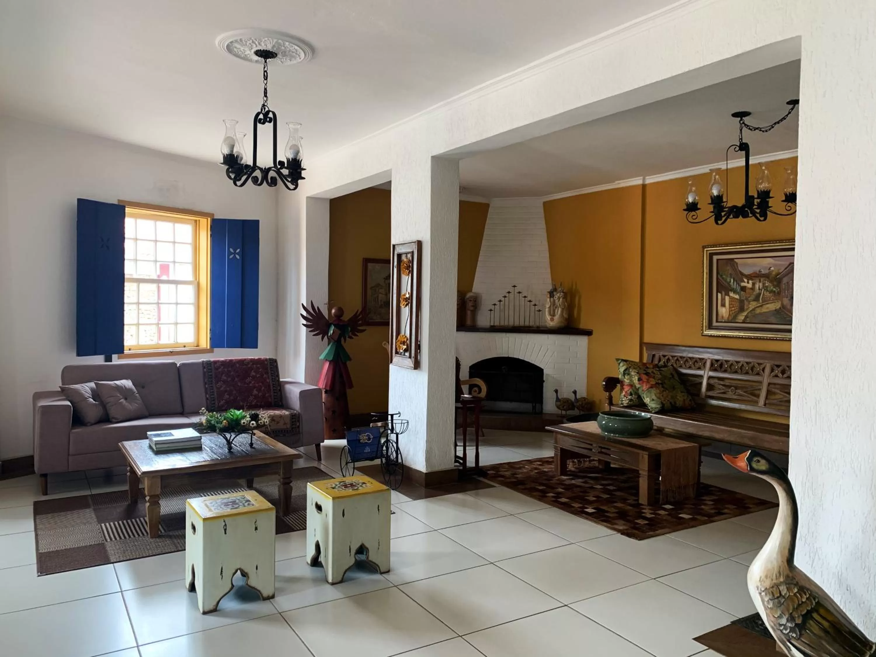 Living room in Pousada Villa Real