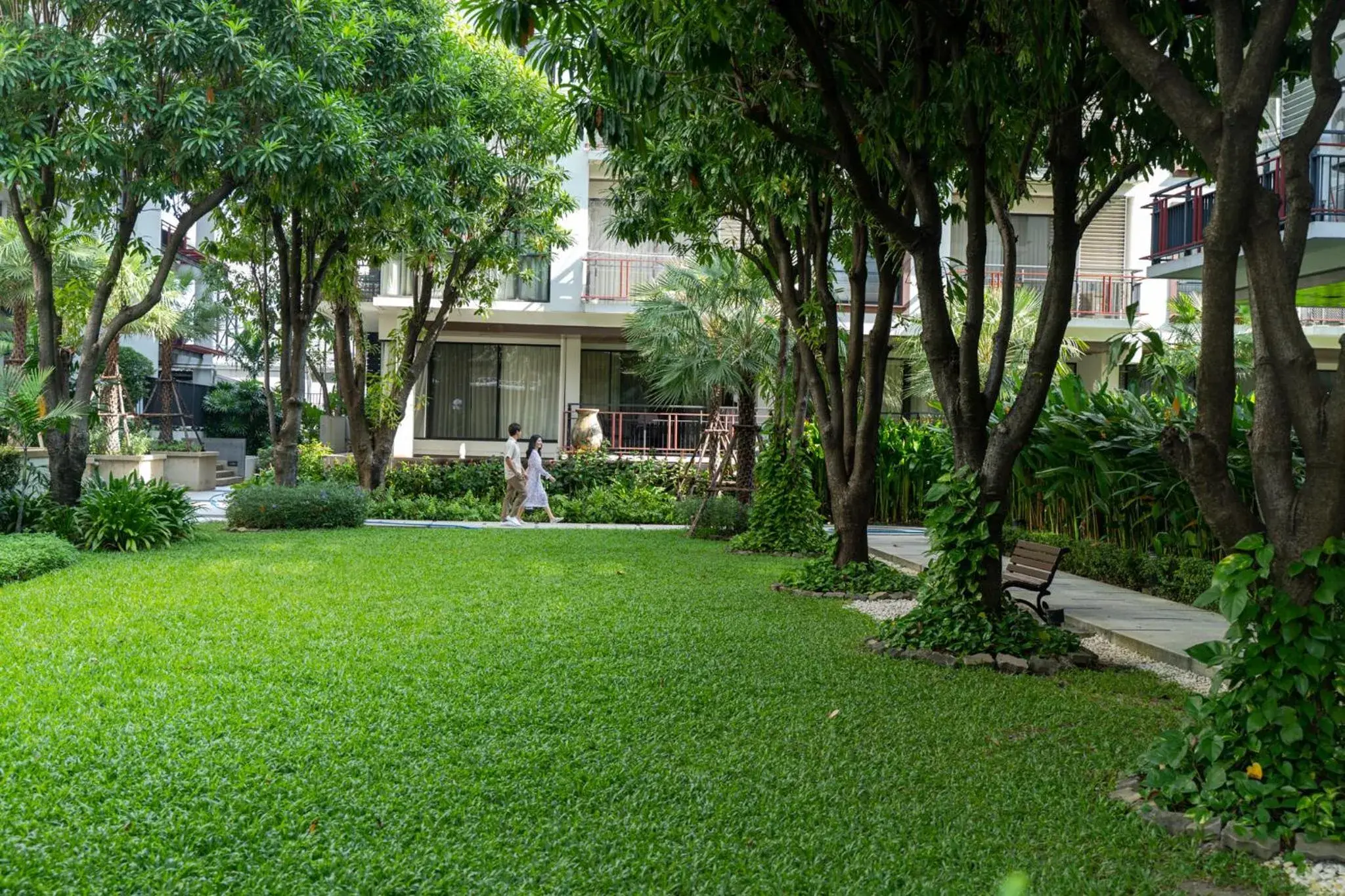 Garden in Amanta Hotel & Residence Ratchada