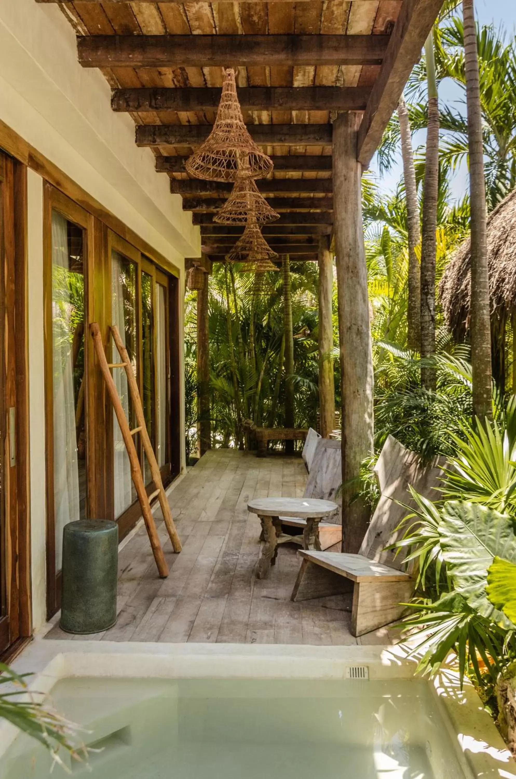 Balcony/Terrace in La Valise Tulum