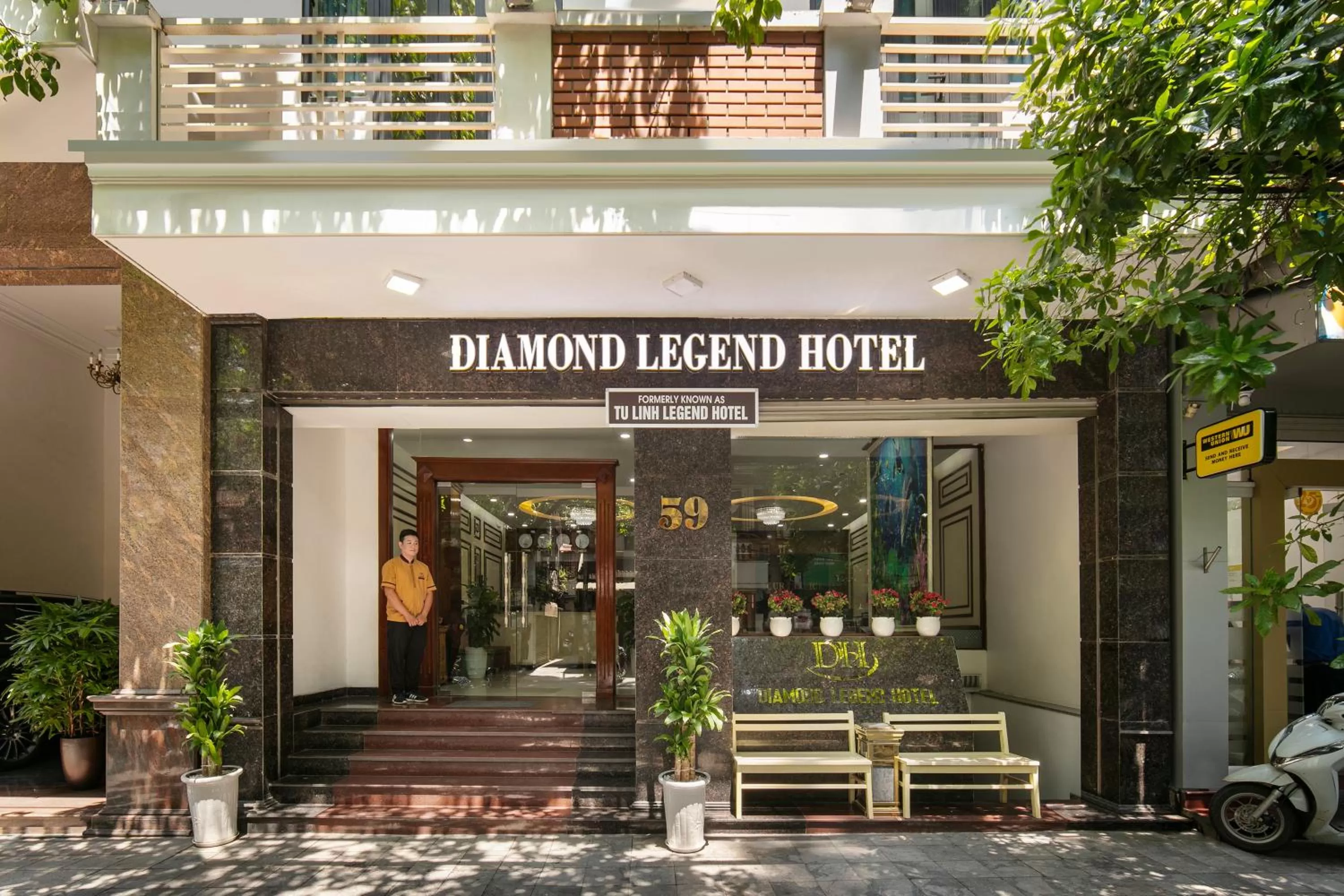 Property logo or sign in Diamond Legend Hotel