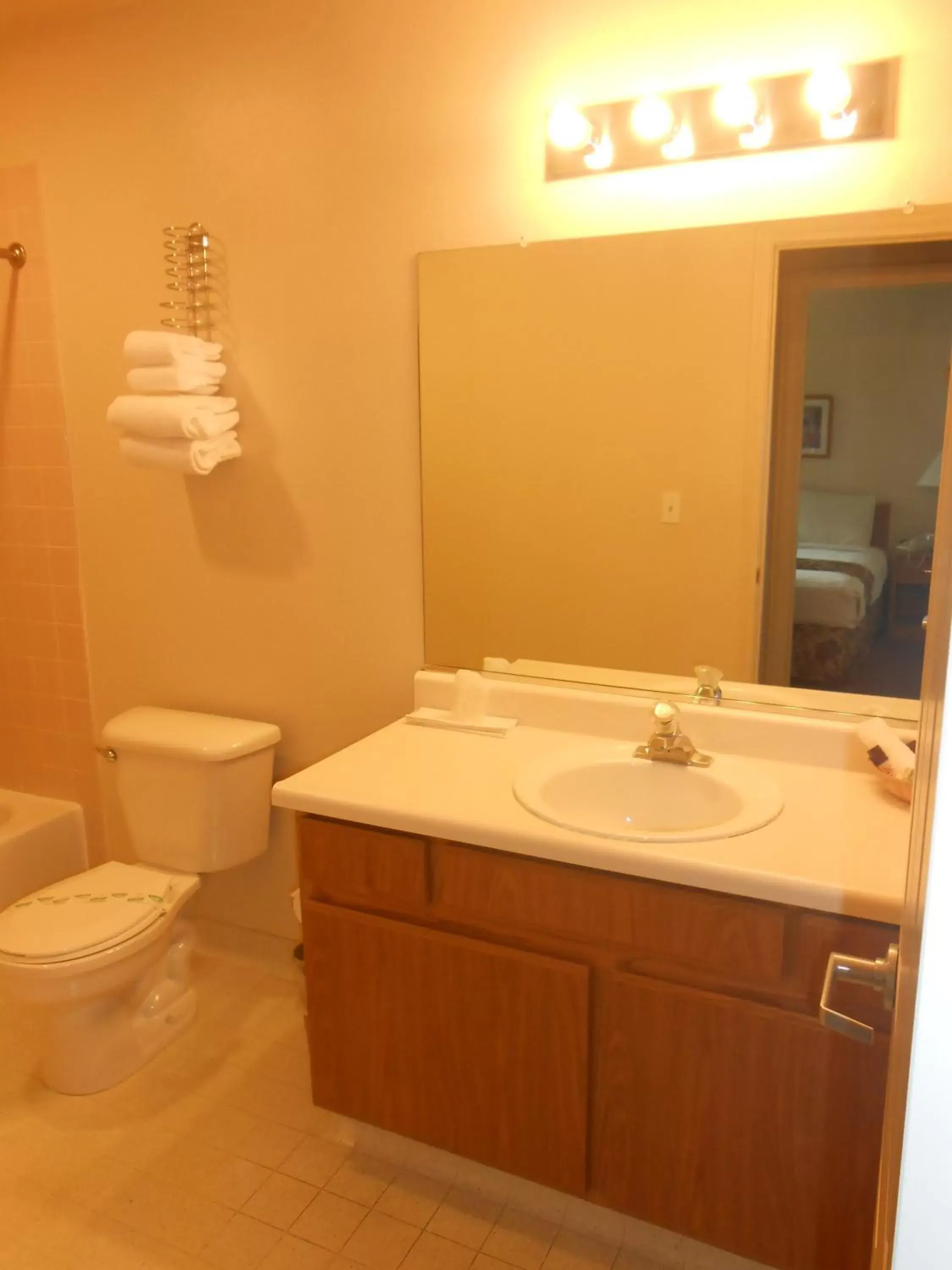 Bathroom in Carson City Plaza Hotel