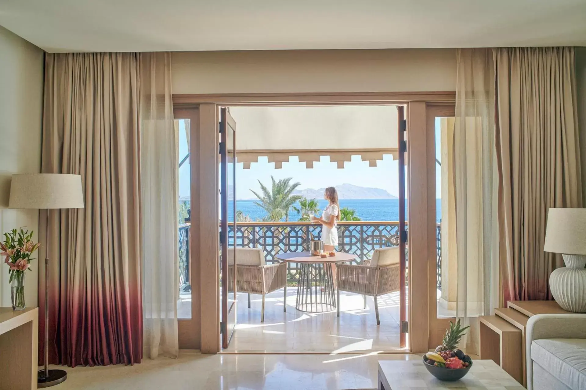 Balcony/Terrace, Sea View in Four Seasons Resort Sharm El Sheikh