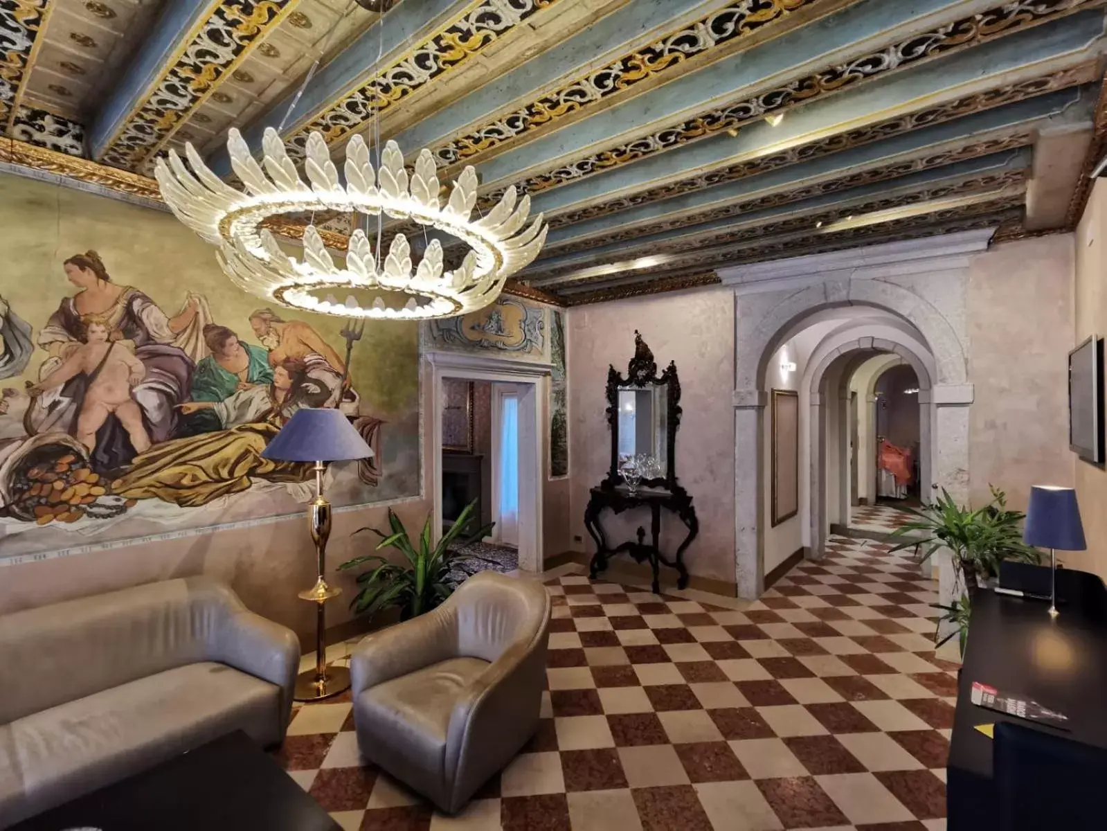 Lobby or reception, Seating Area in Hotel Gardena