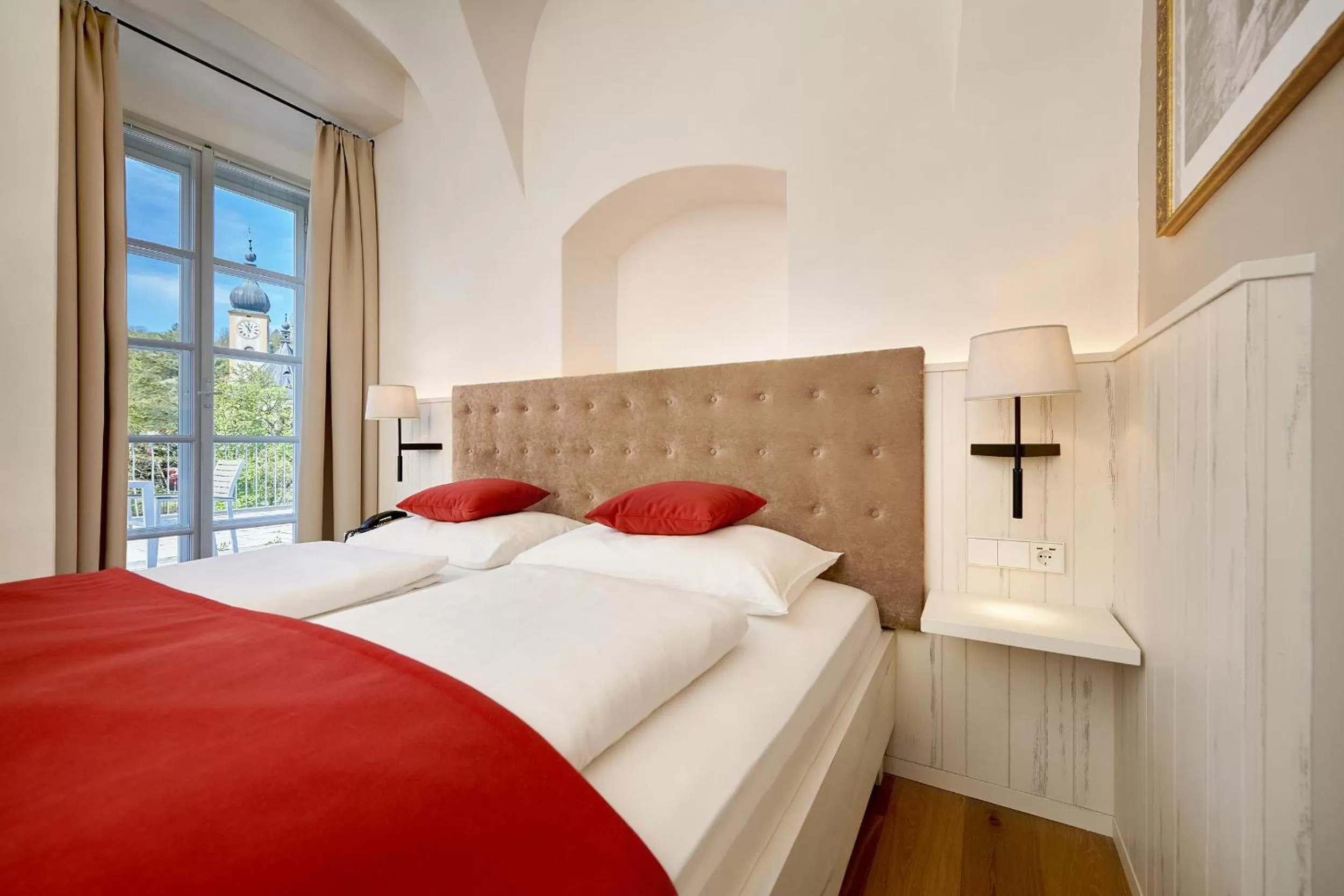 Bed in Das Schloss an der Eisenstrasse