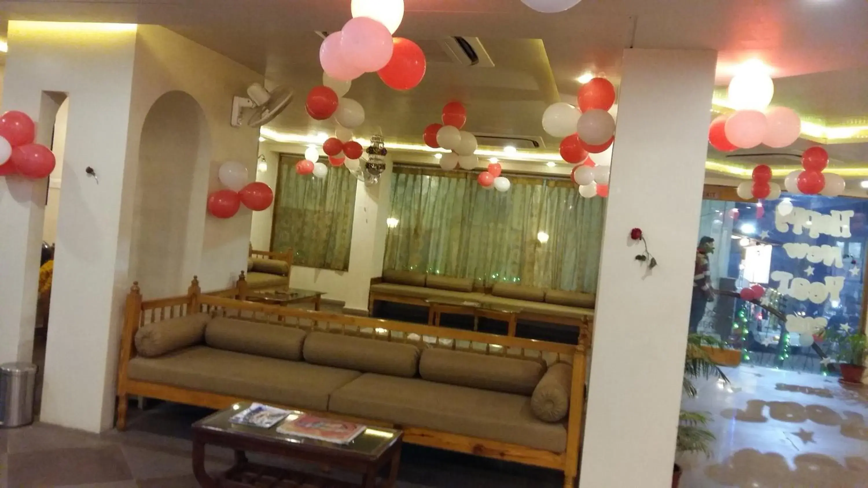 Seating area in Hotel Banaras Haveli