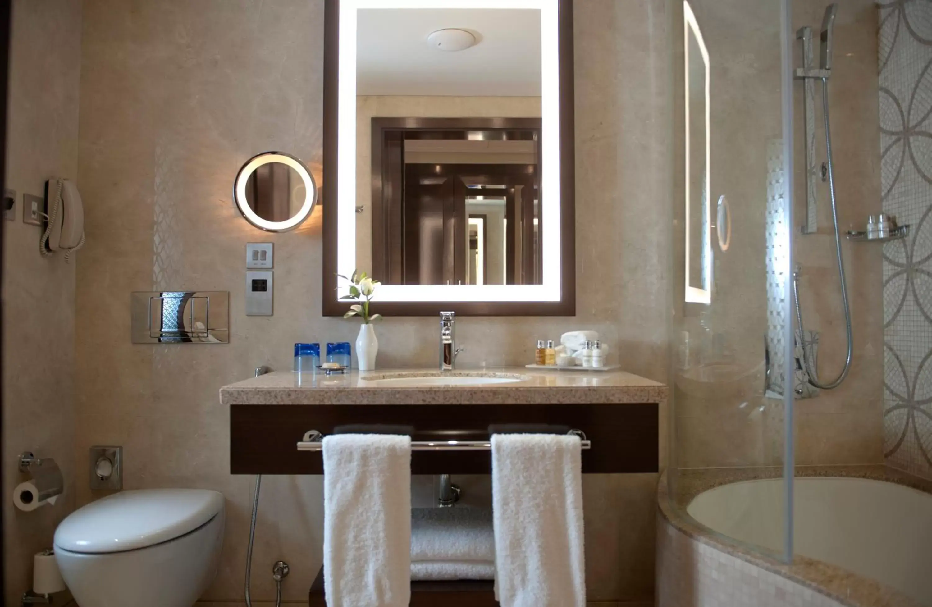 Shower, Bathroom in Crowne Plaza Dubai Deira, an IHG Hotel