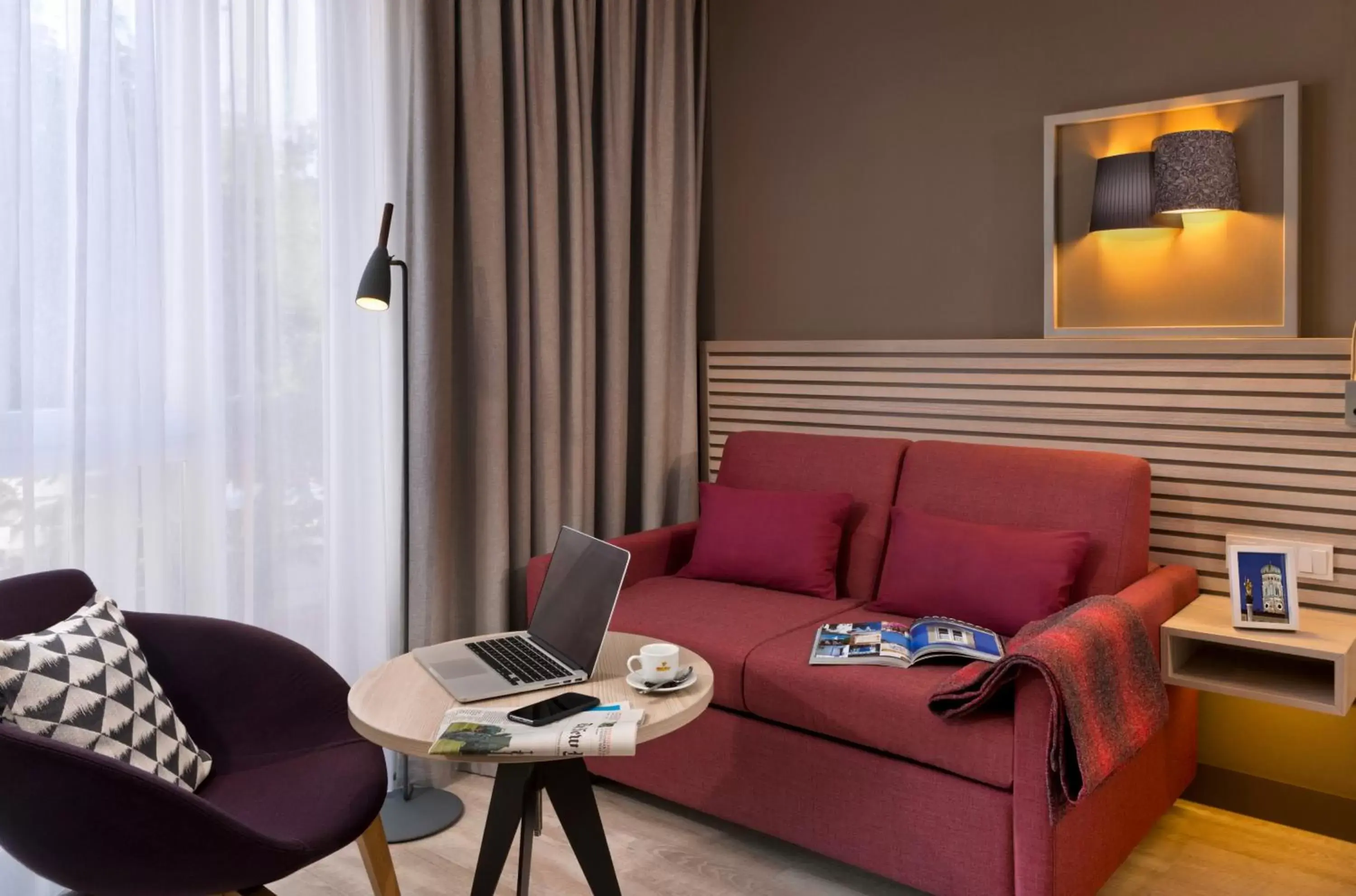 Living room in Citadines Arnulfpark Munich Living room in Citadines Arnulfpark Munich