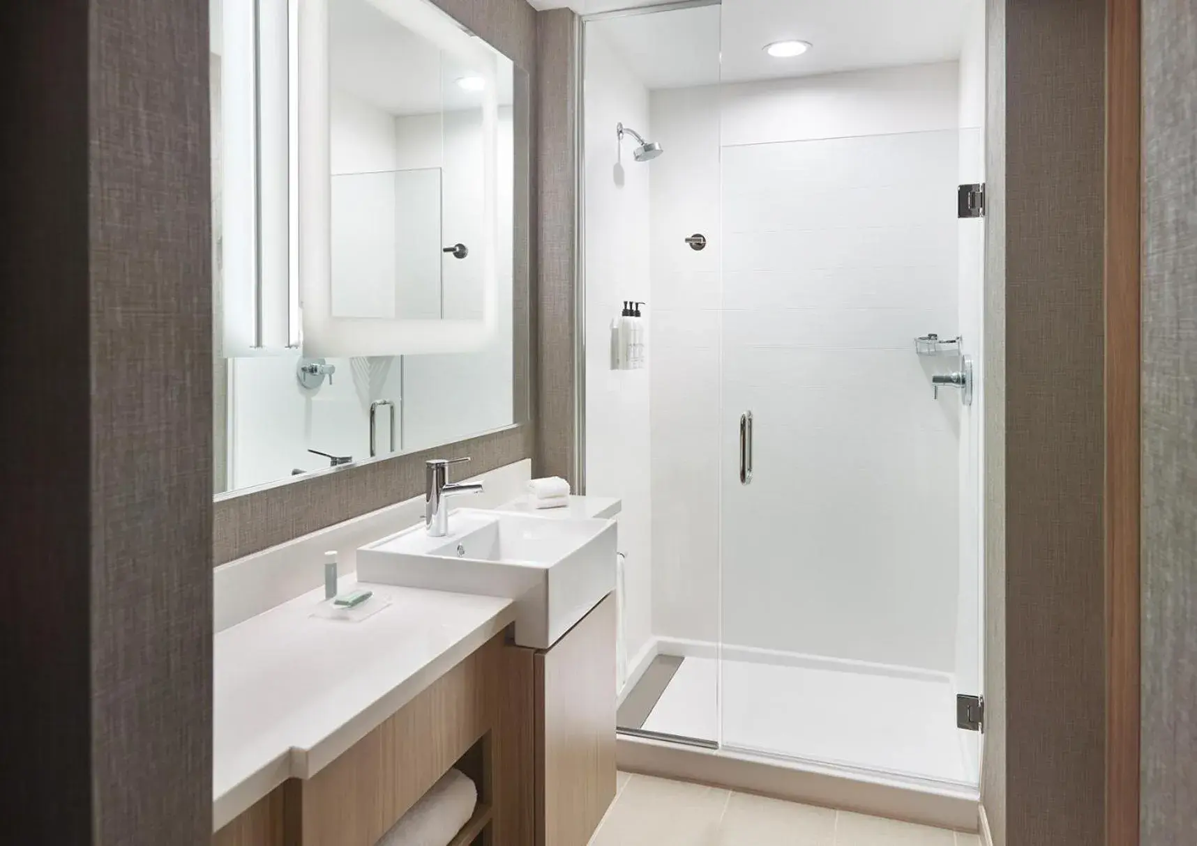 Shower, Bathroom in SpringHill Suites by Marriott Franklin Mint