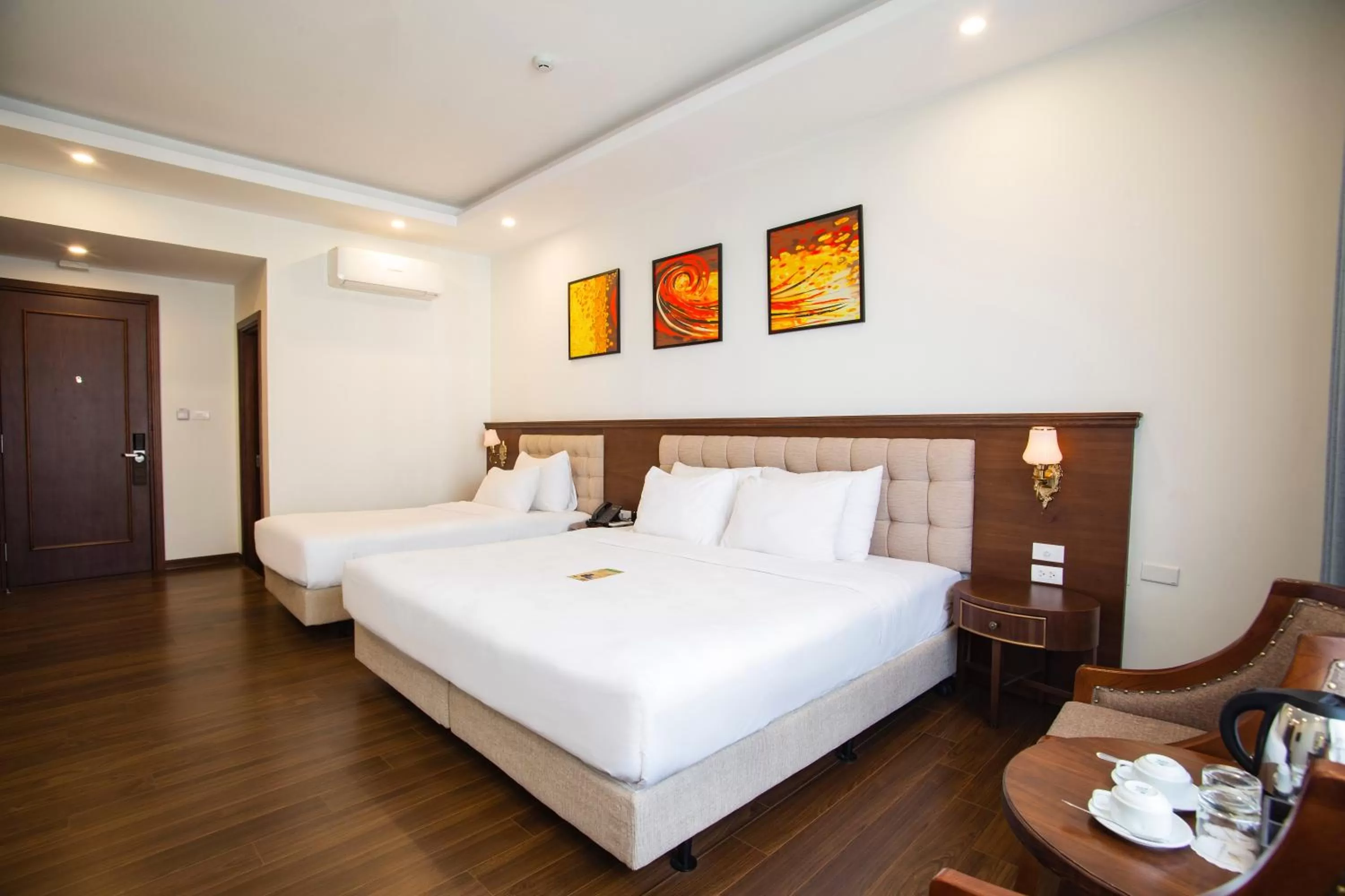 Bed in Western Hanoi Boutique Hotel