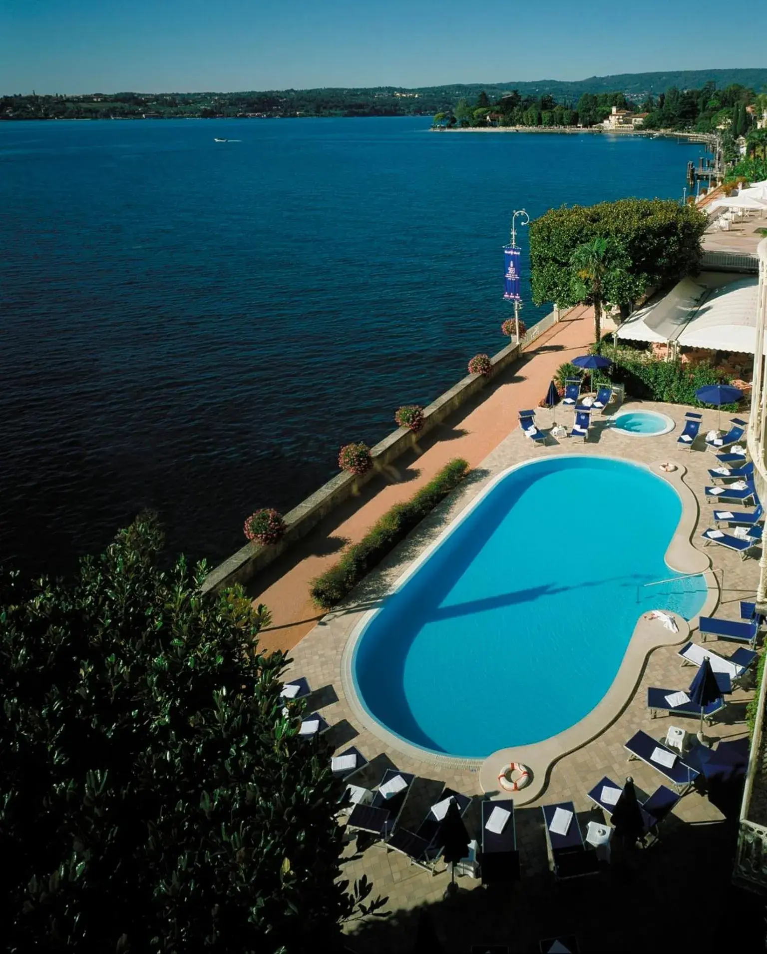 Swimming pool, Pool View in Grand Hotel Gardone