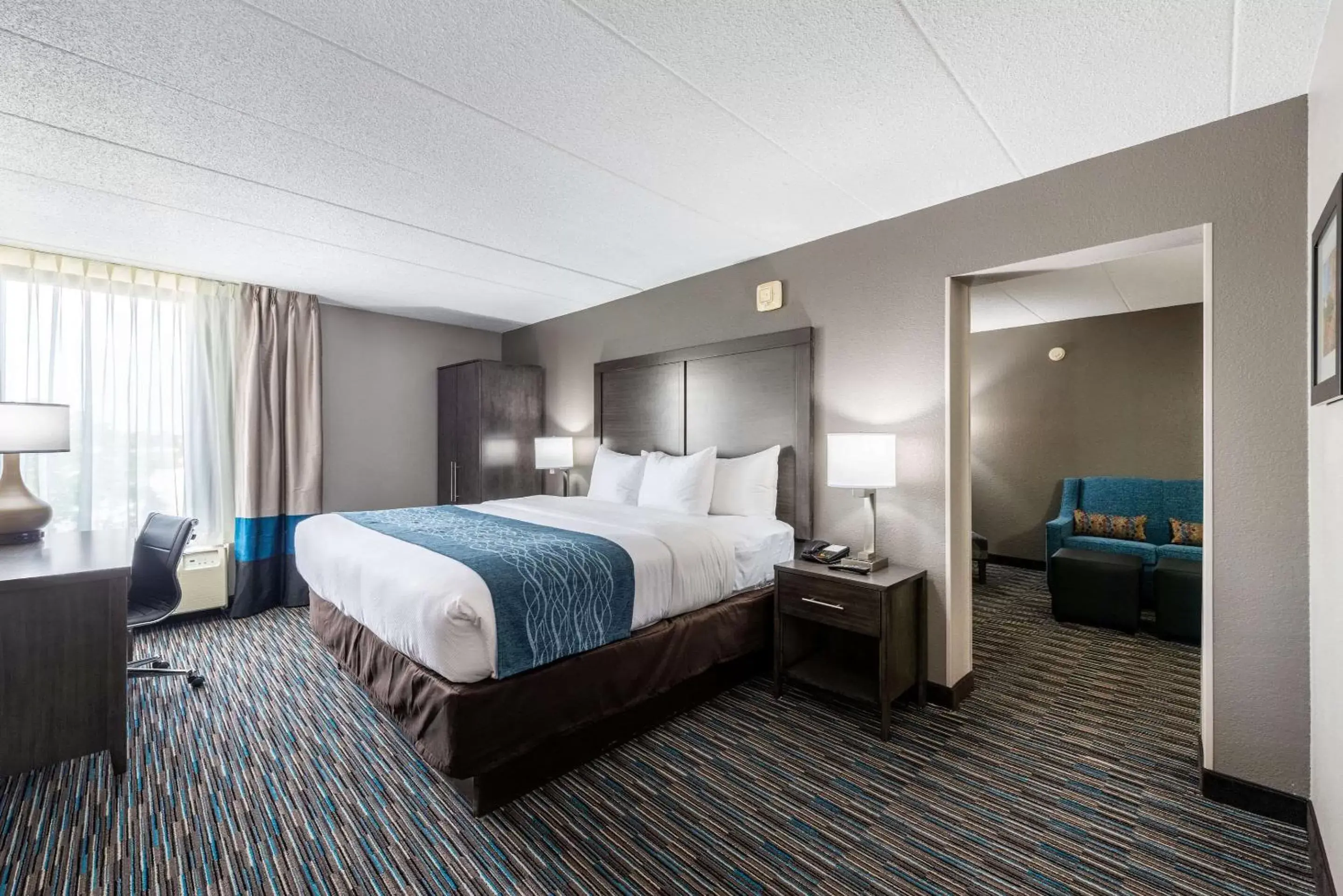 Bedroom, Bed in Comfort Inn Chicago Schaumburg - O'Hare Airport