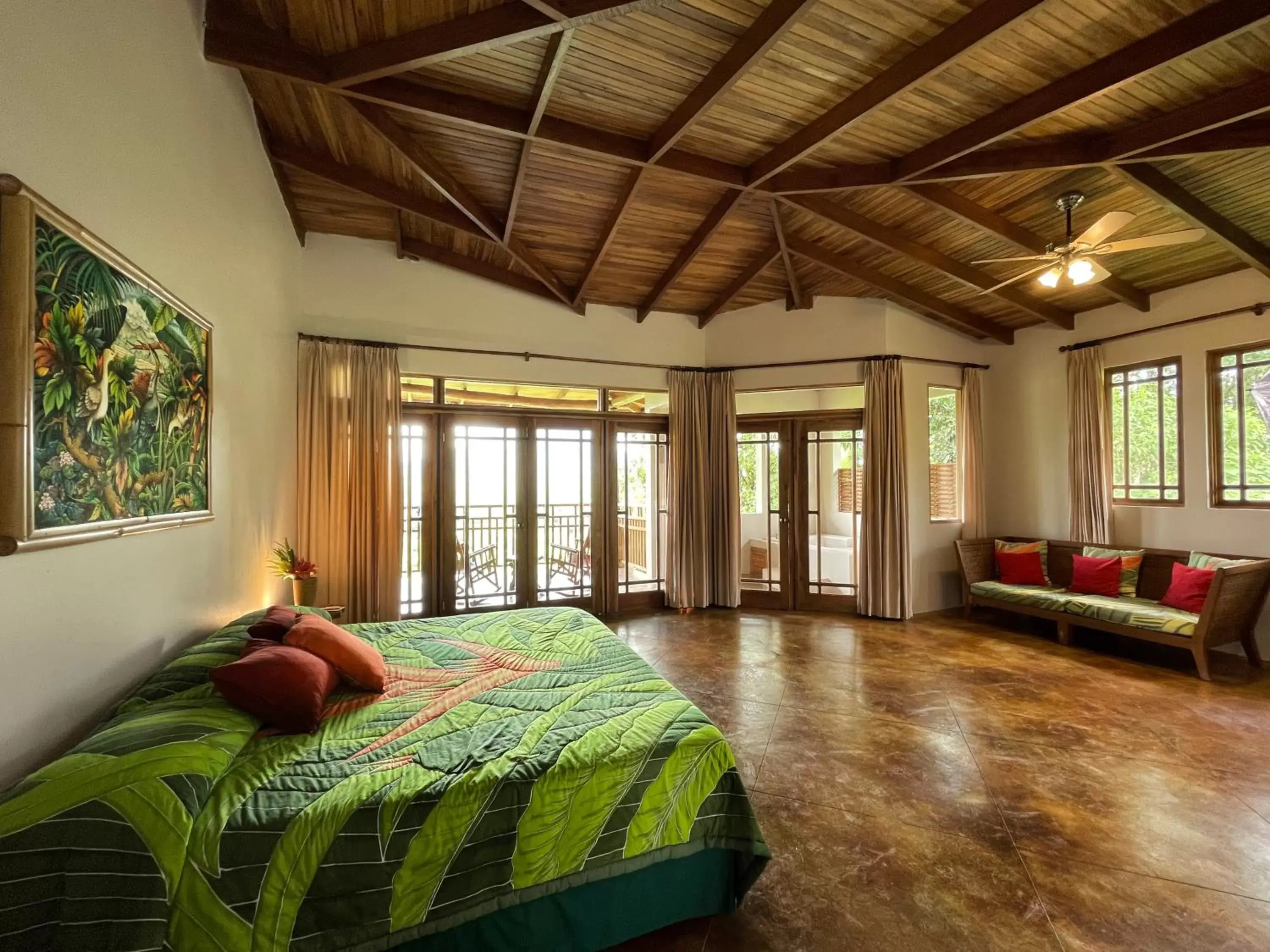 Bedroom in Lost Iguana Resort and Spa