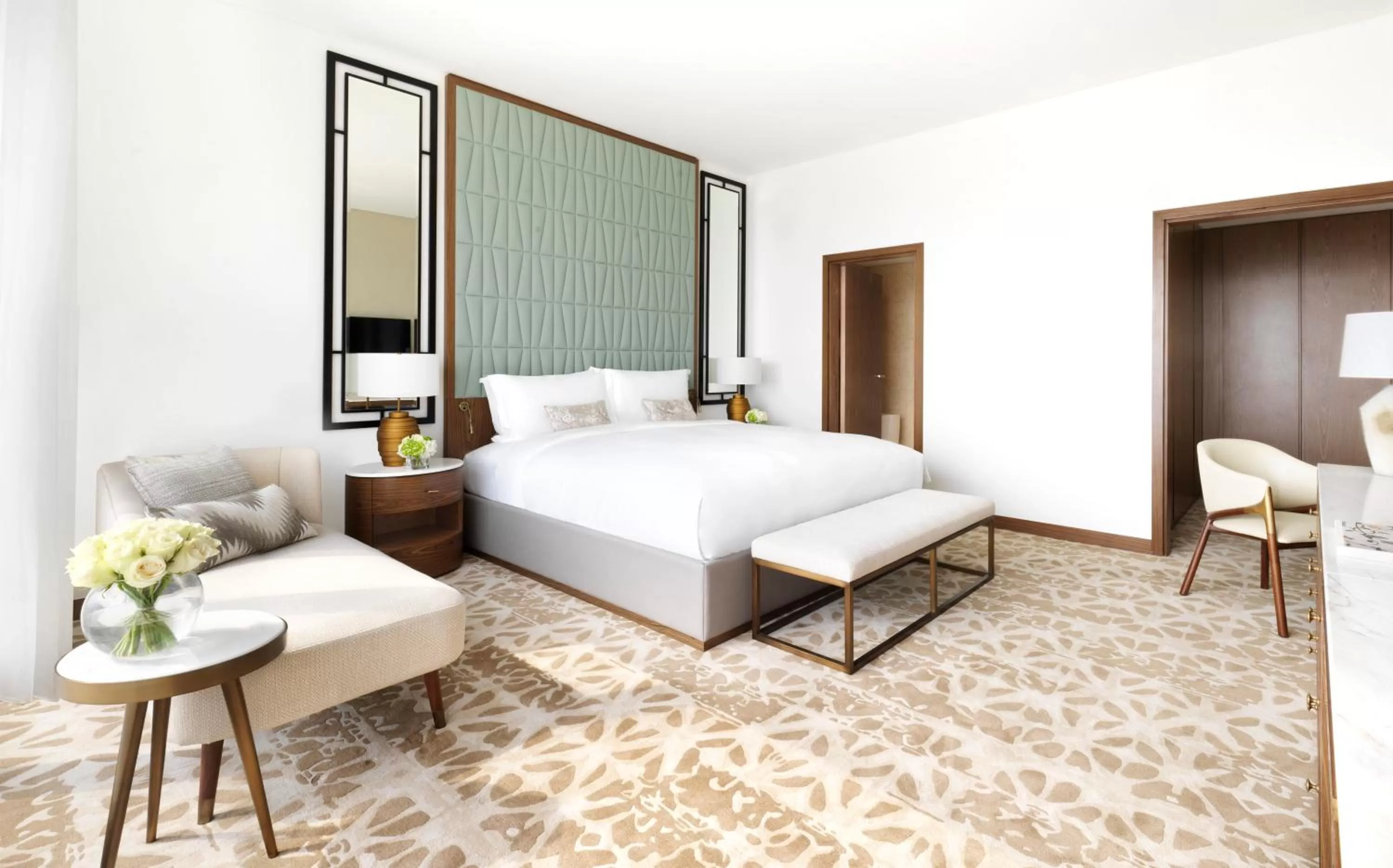 Bed in Sofitel Dubai The Obelisk