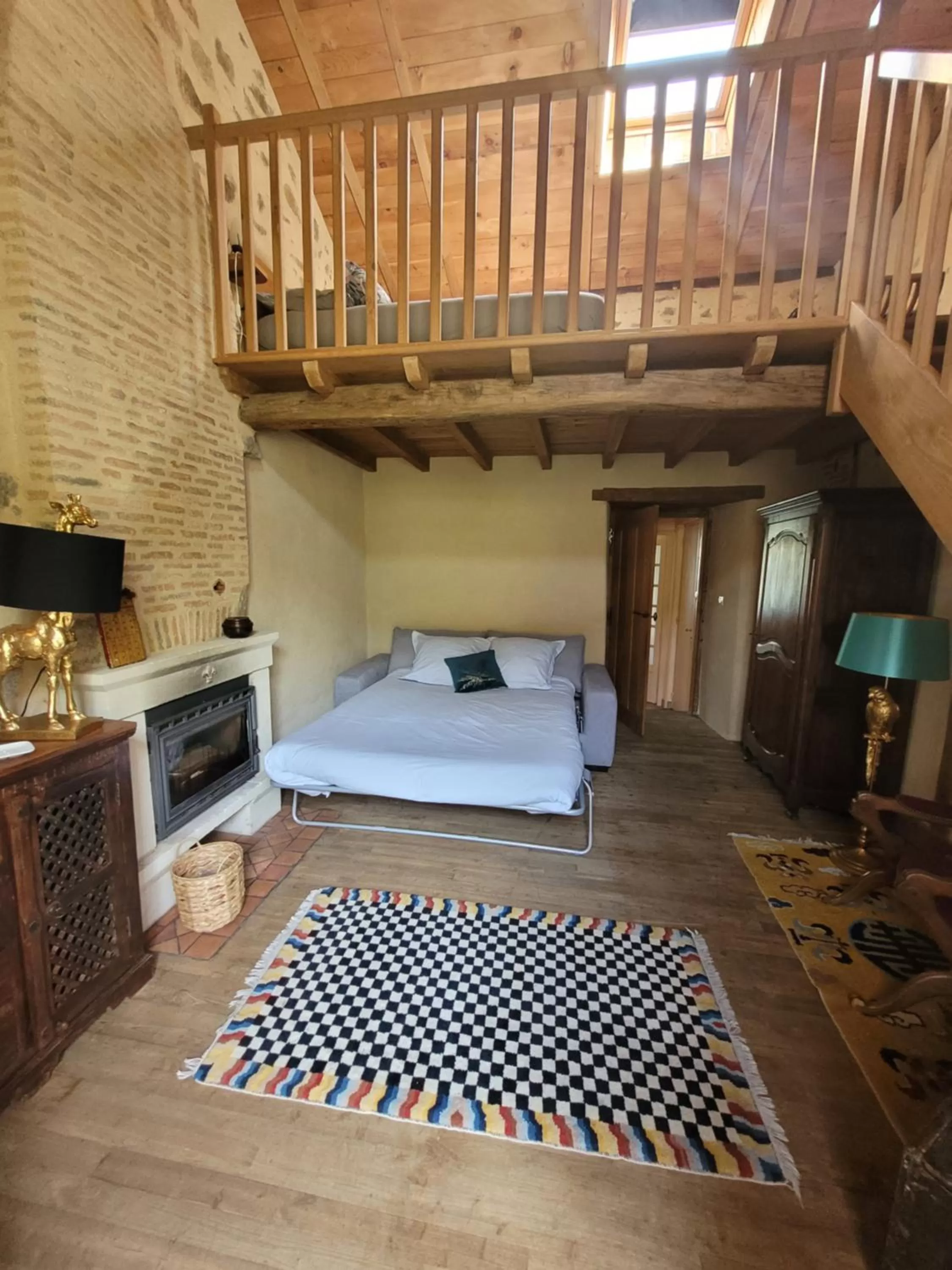 Photo of the whole room, Bed in La Cressonnière