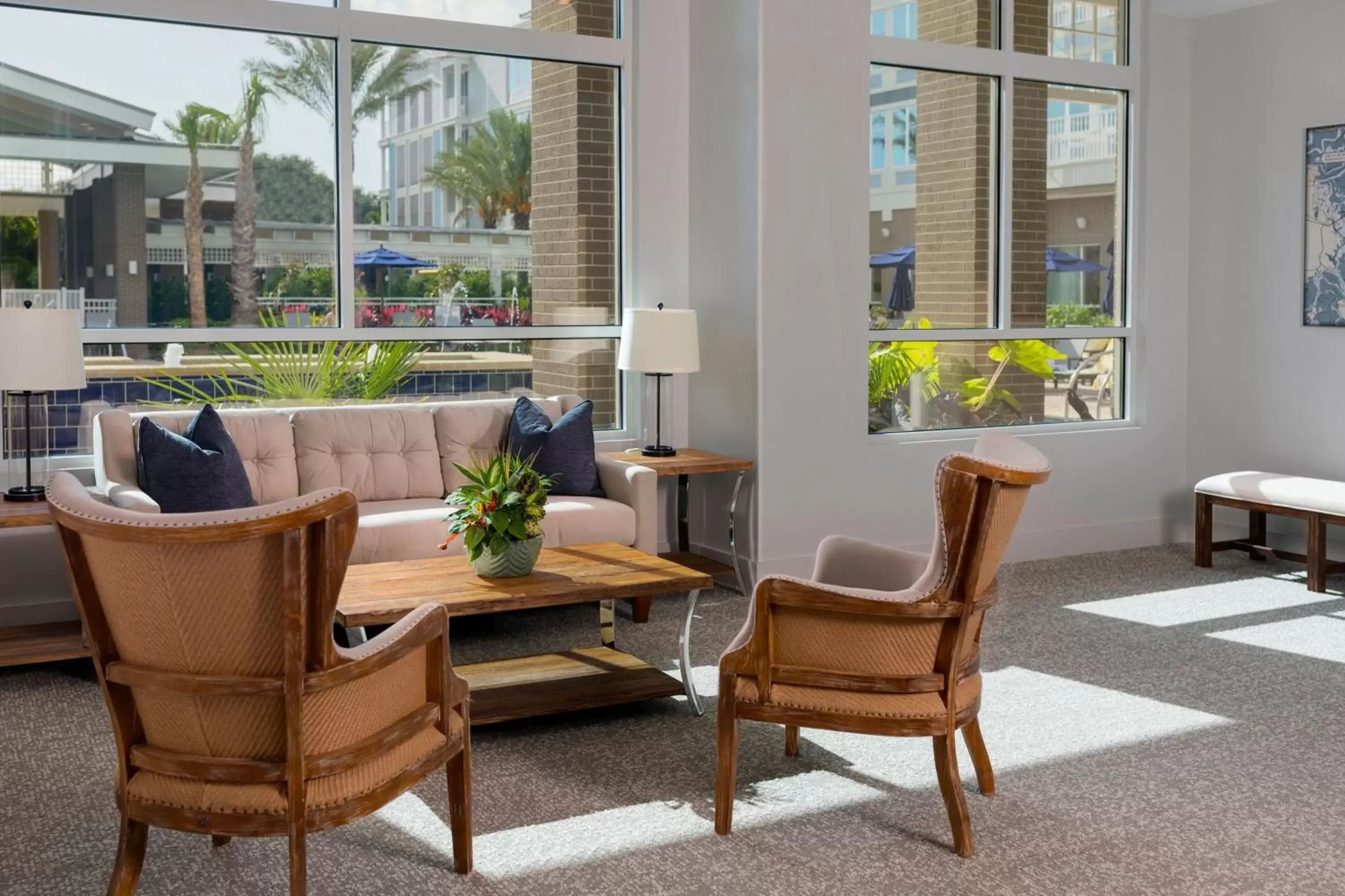 Meeting/conference room, Seating Area in Courtyard Amelia Island