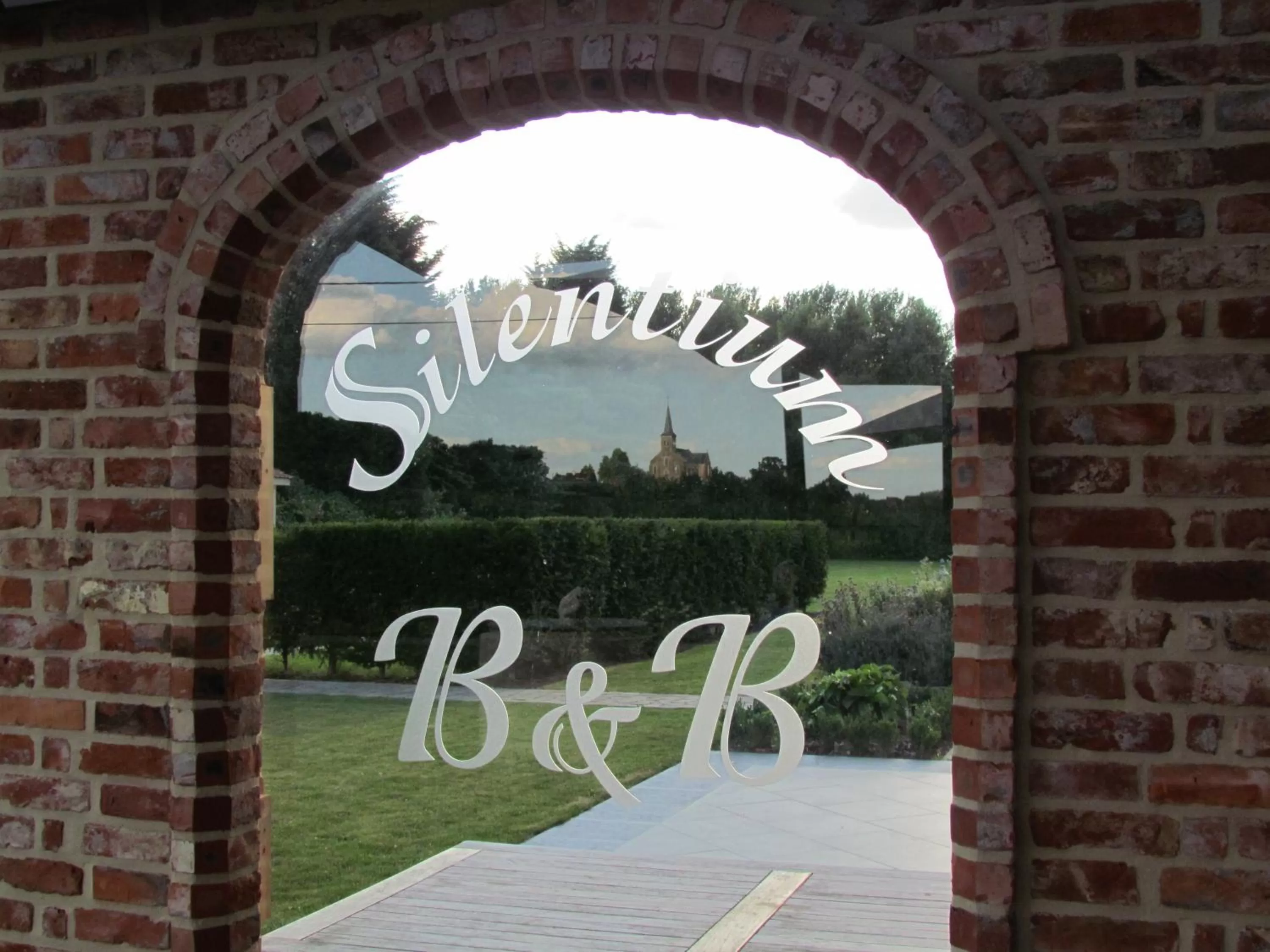 Facade/entrance in B&B Silentium