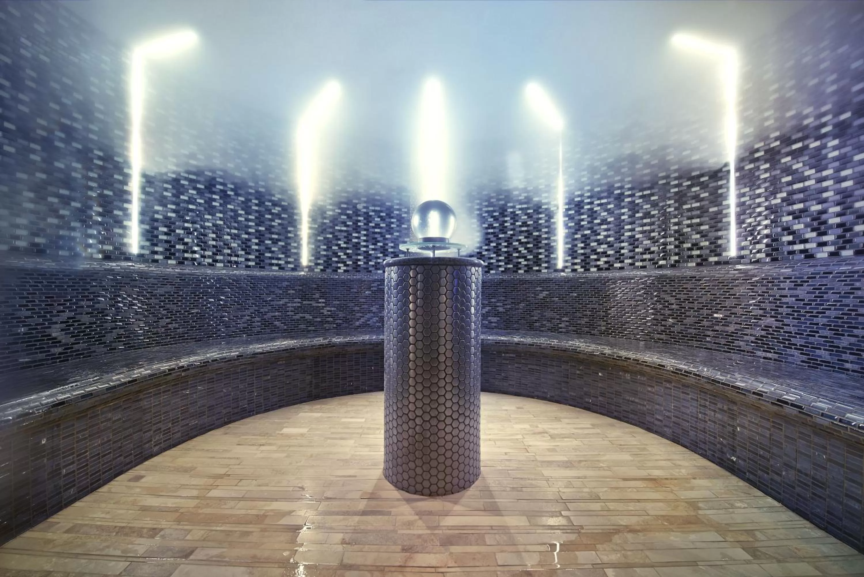 Steam room in Marine Hotel by Zdrojowa