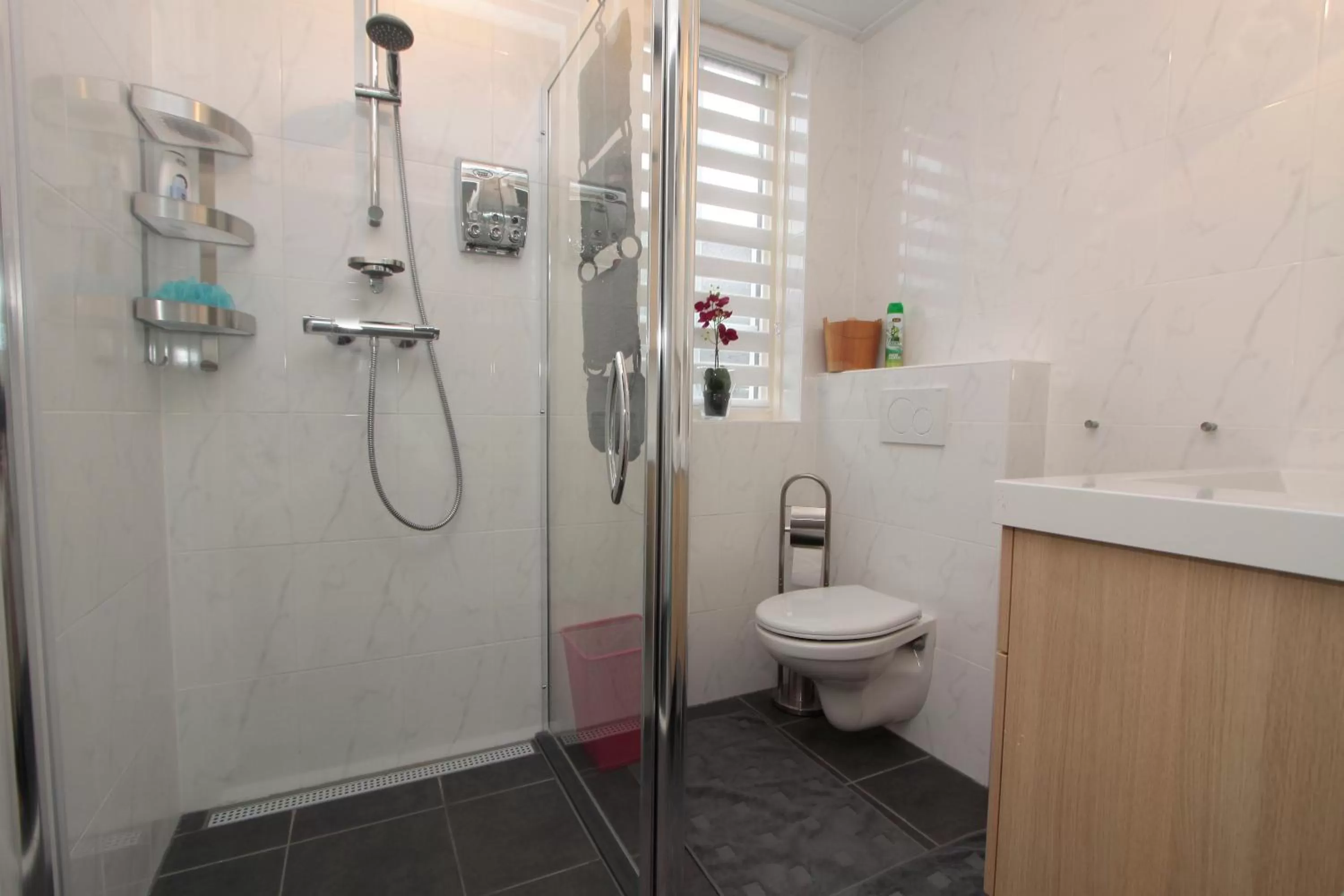 Shower in B&B de Wiekeborg