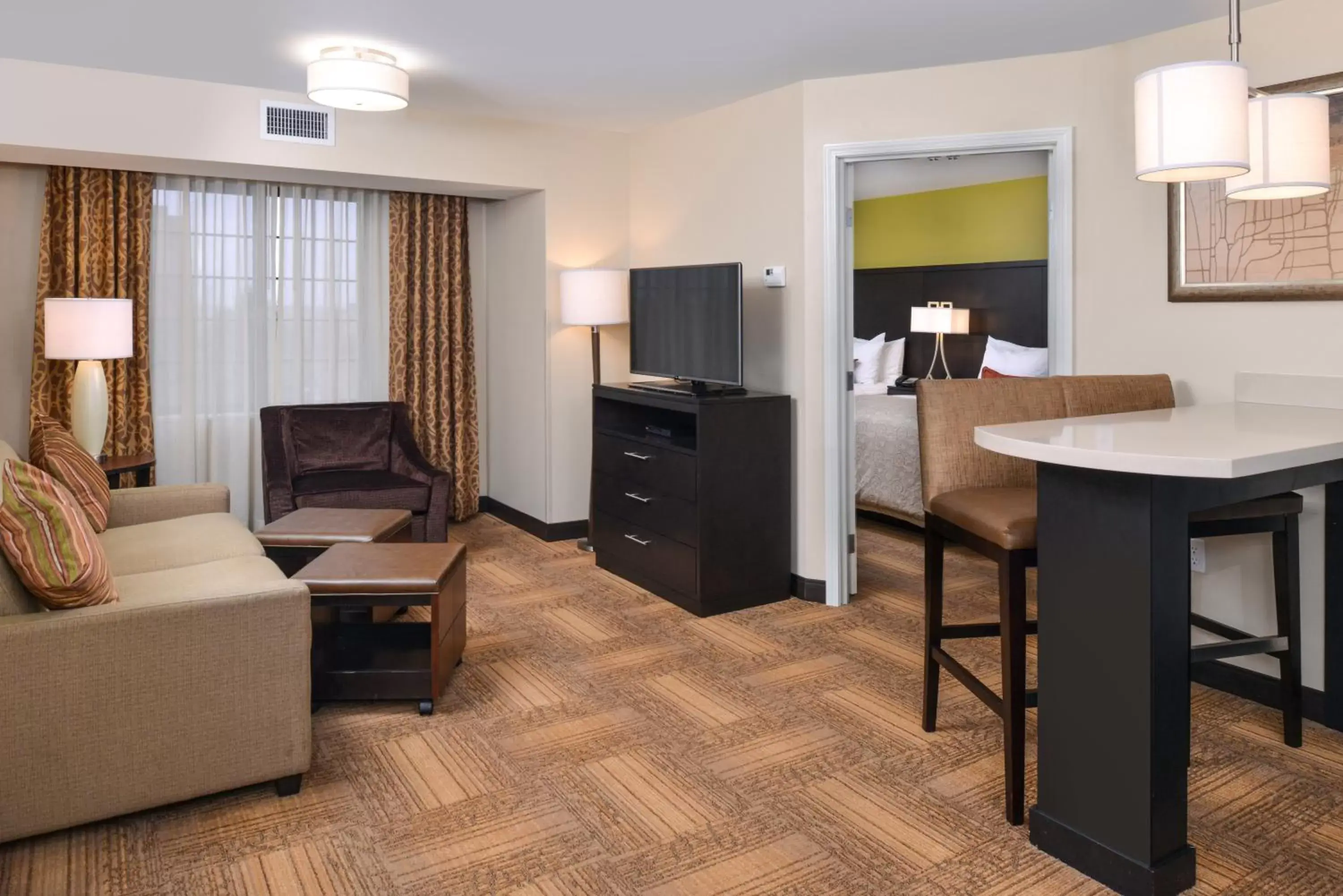 Photo of the whole room, Seating Area in Staybridge Suites Merrillville, an IHG Hotel