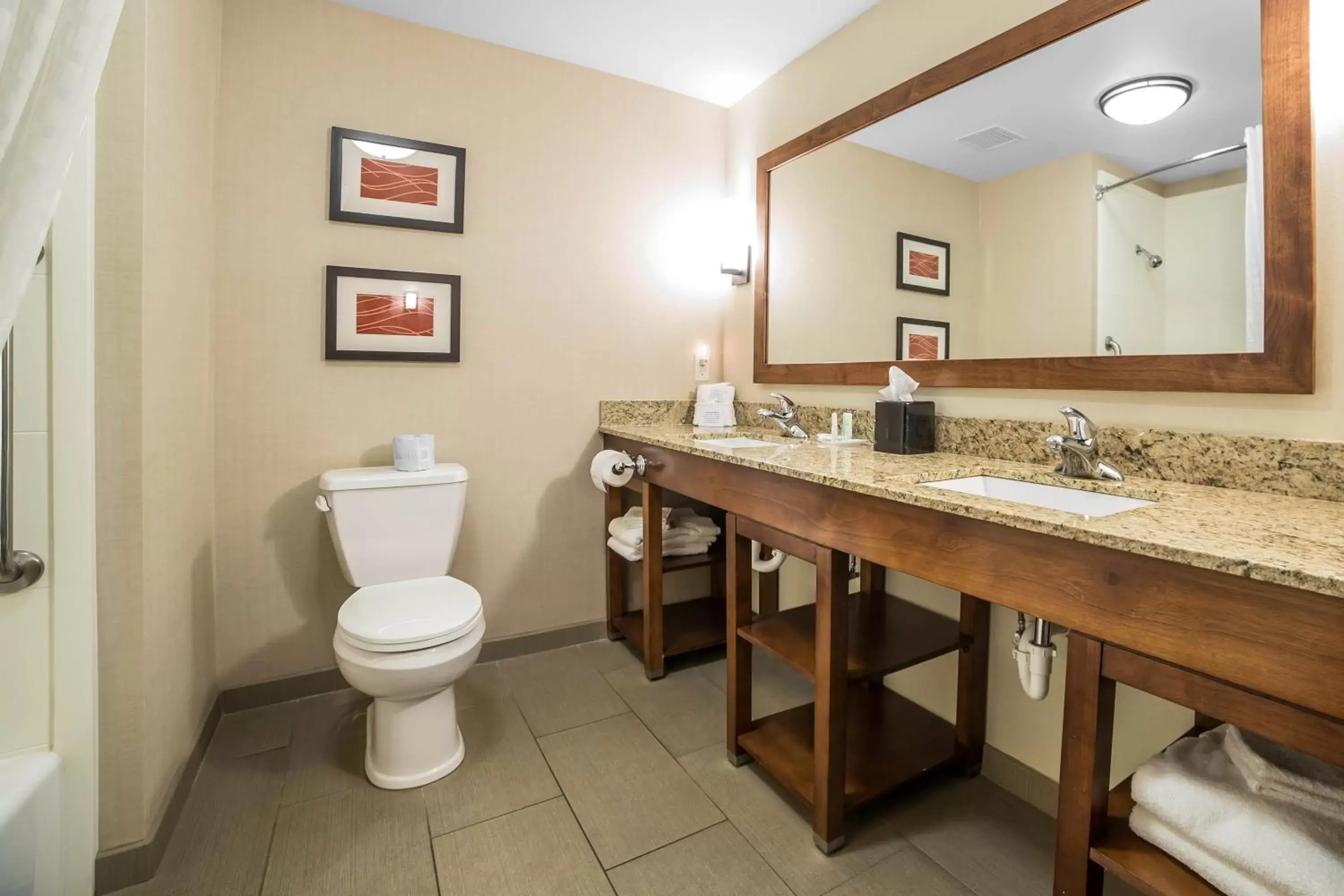 Bathroom in Comfort Suites Moab near Arches National Park