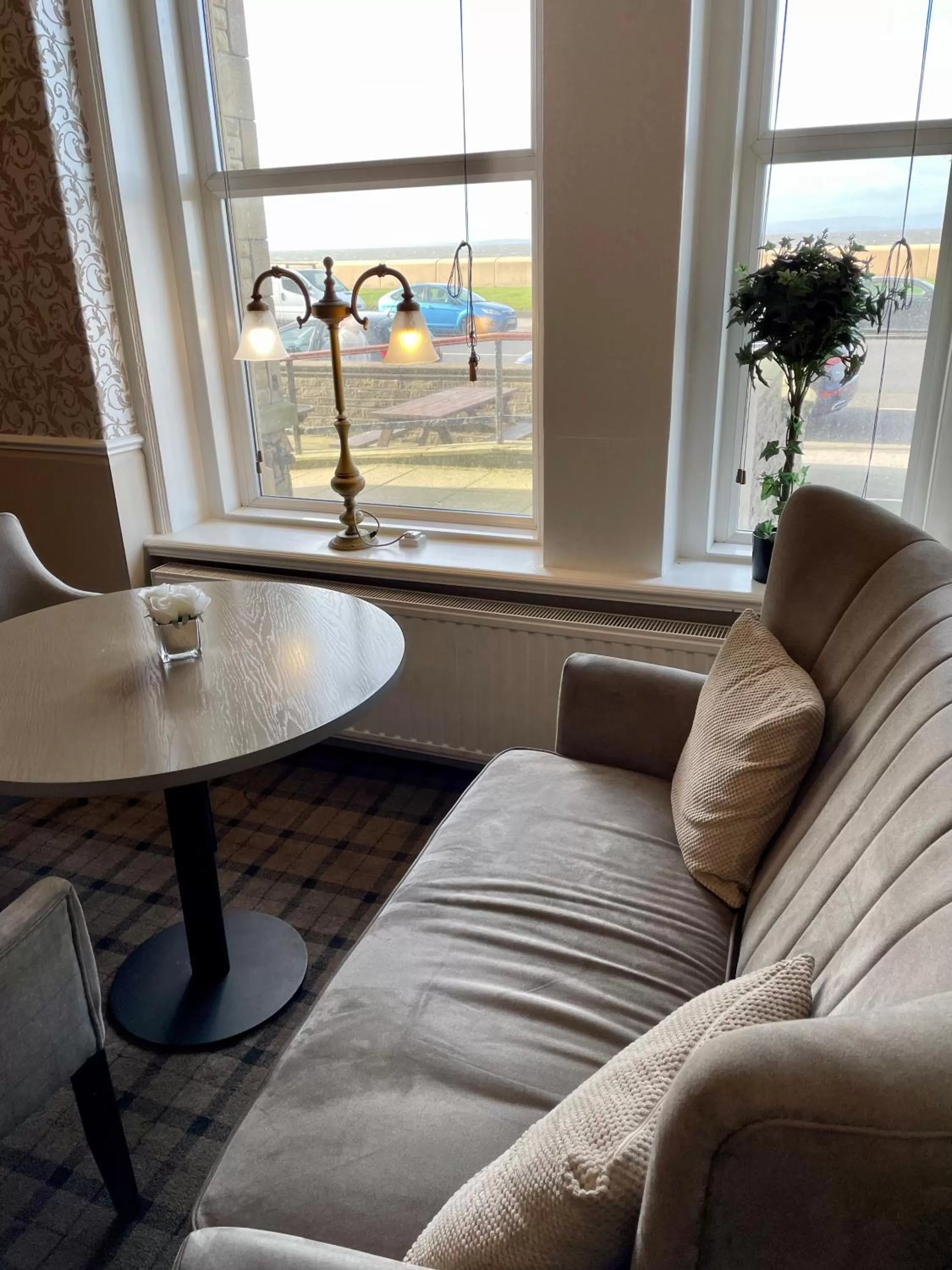 Seating area in The Clarendon Hotel