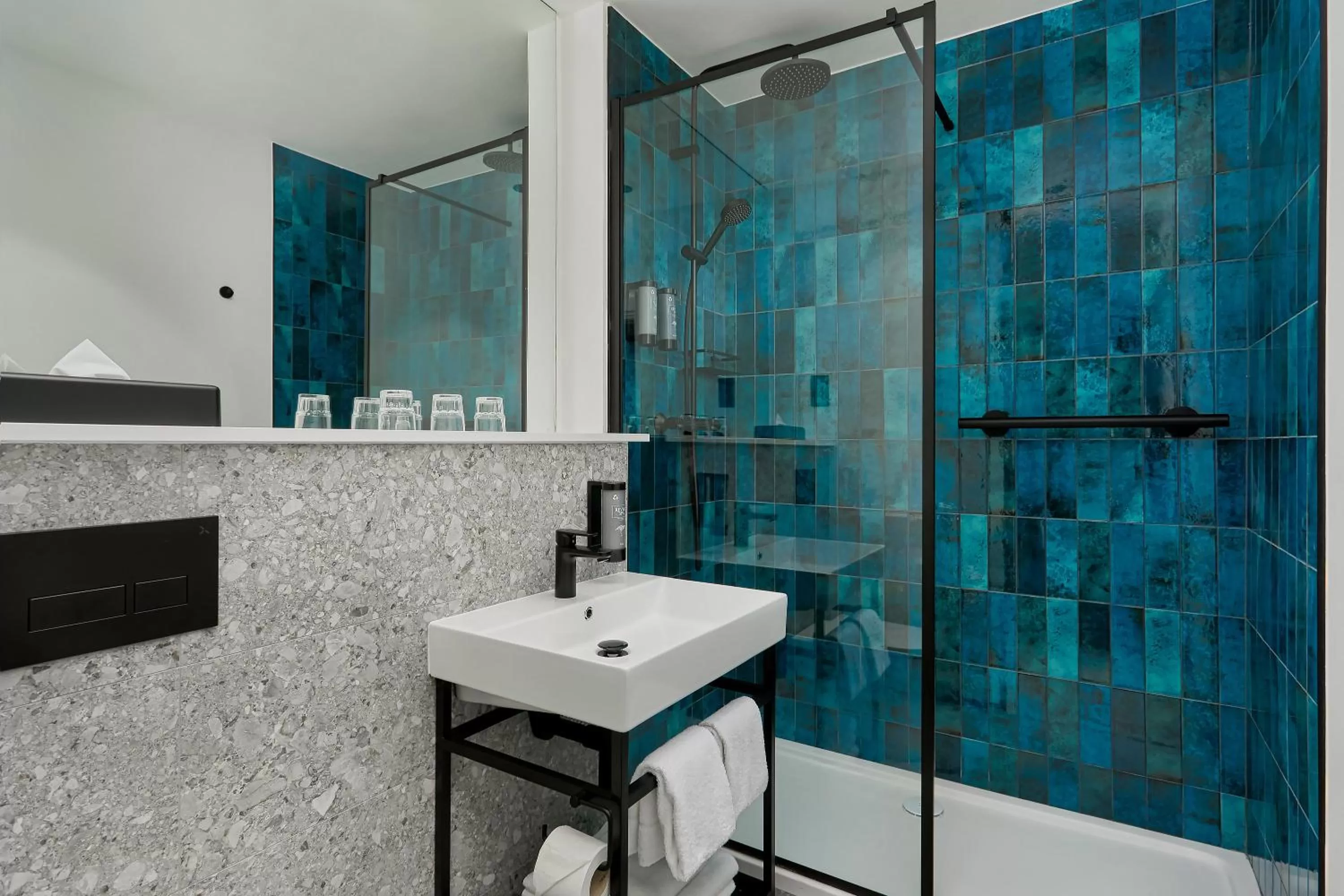 Shower in Waterford Marina Hotel