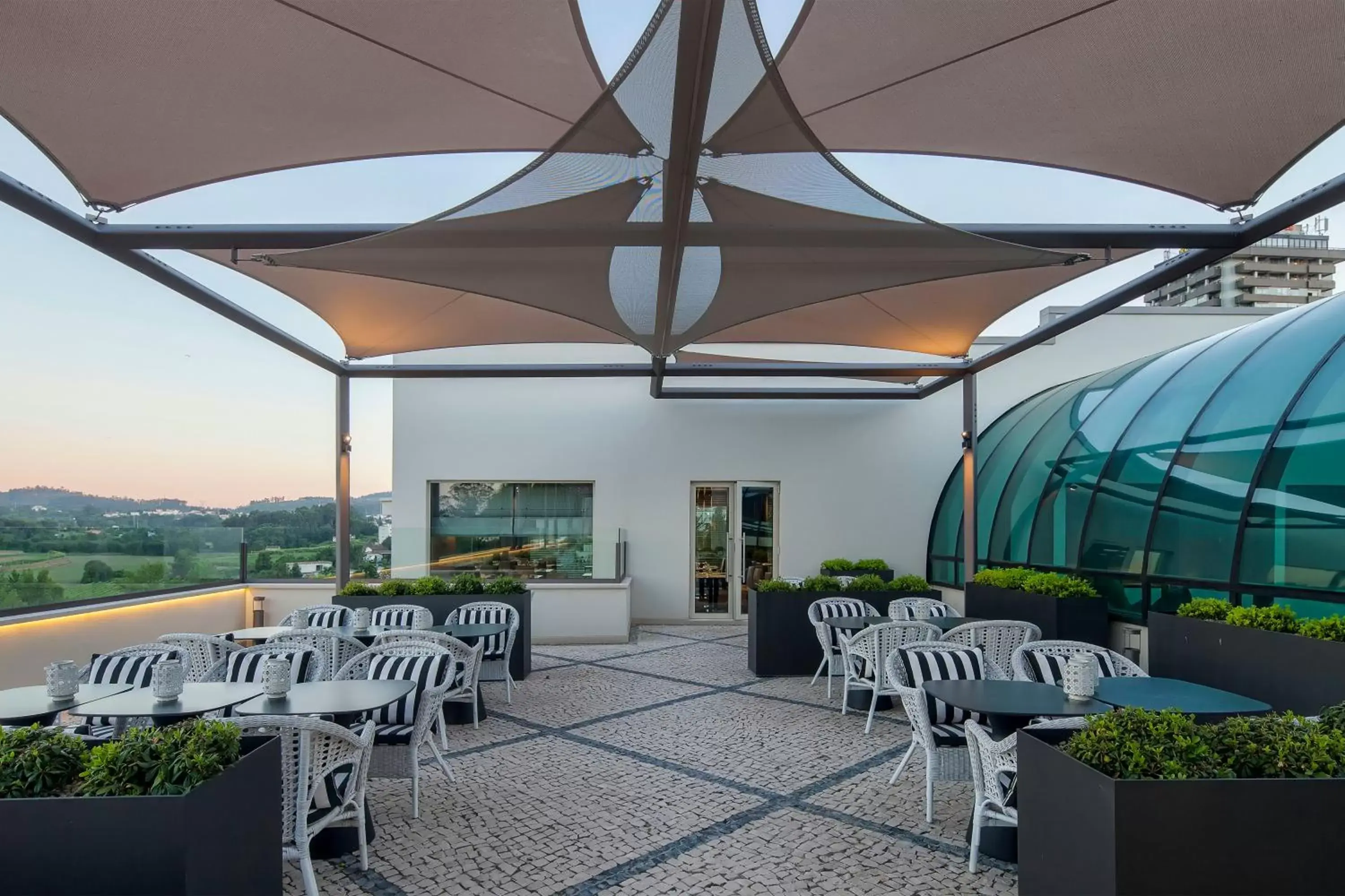 Balcony/Terrace in Cidnay Santo Tirso - Charming Hotel & Executive Center