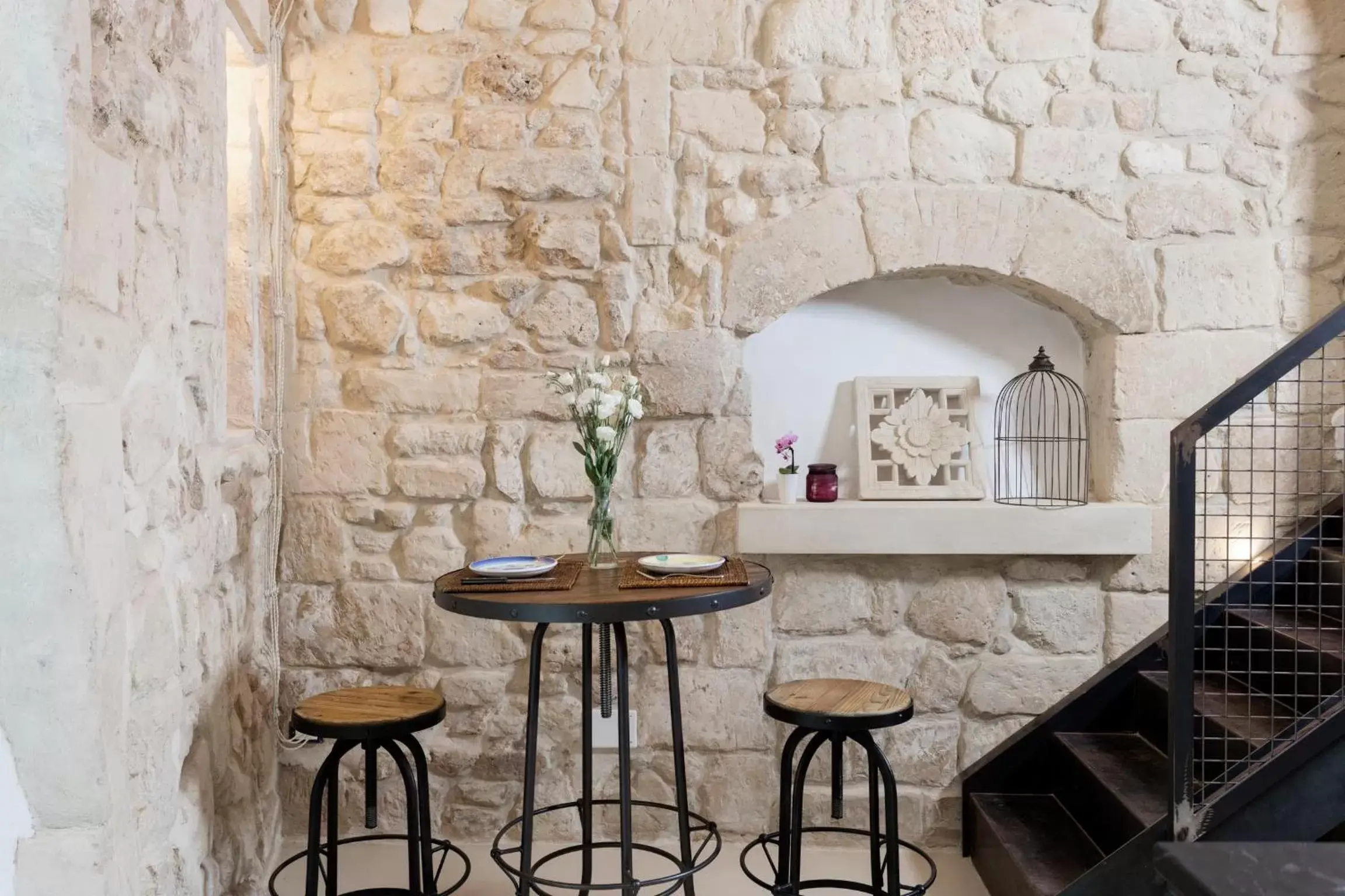 Communal kitchen in Palazzo Sant'Anna Lecce