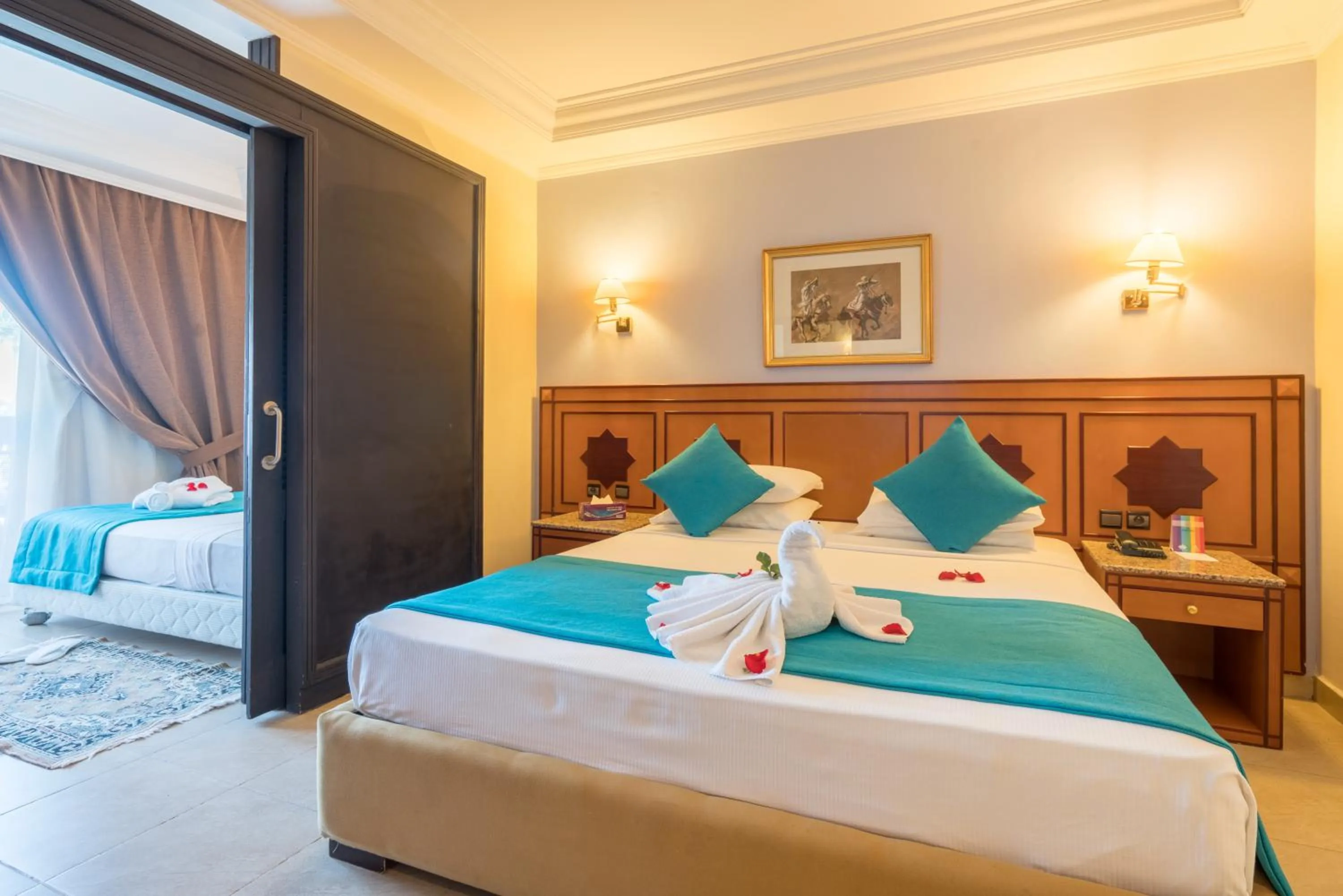 Bed in Pickalbatros Aqua Fun Club All Inclusive